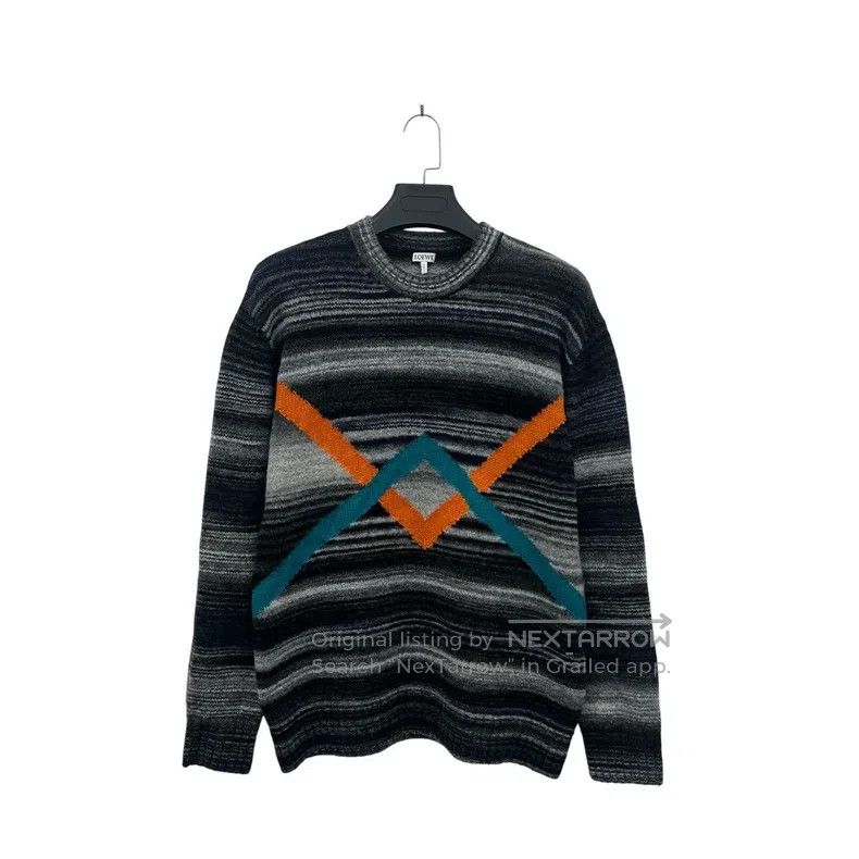 Loewe Loewe Gray striped sweater Size US M / EU 48-50 / 2 - 1 Thumbnail