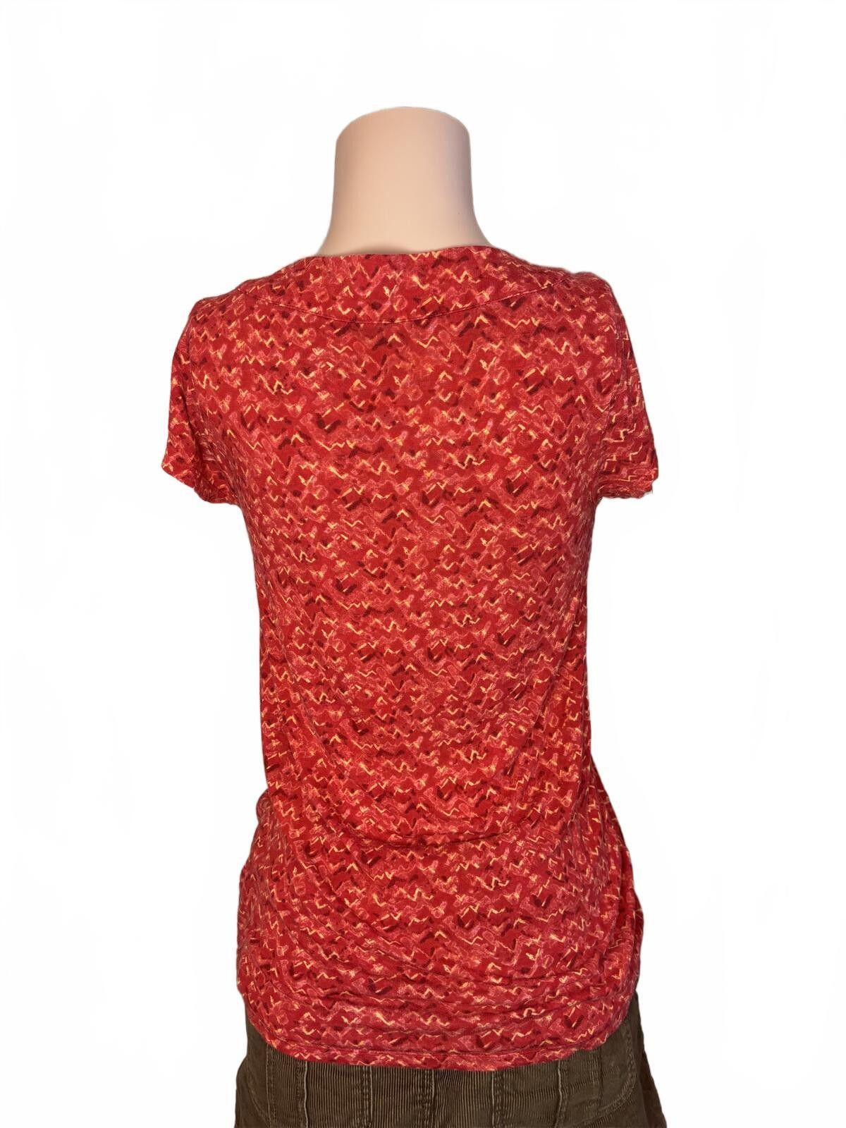 Other Kristin Davis Red Boho Y2K Printed Top Size Small Size S / US 4 / IT 40 - 4 Thumbnail