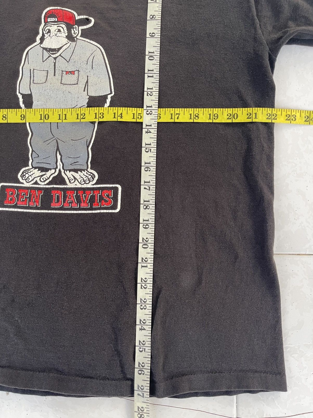 Ben Davis Thrashed 90's Vintage Ben Davis Gorilla Disstressed Tee Size US L / EU 52-54 / 3 - 11 Thumbnail