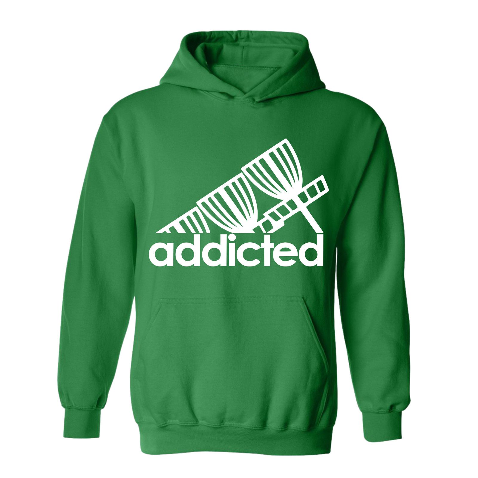 Gildan Disc Golf Hoodie Addicted Discgolfer Athletic Sweatshirt Size US L / EU 52-54 / 3 - 7 Thumbnail