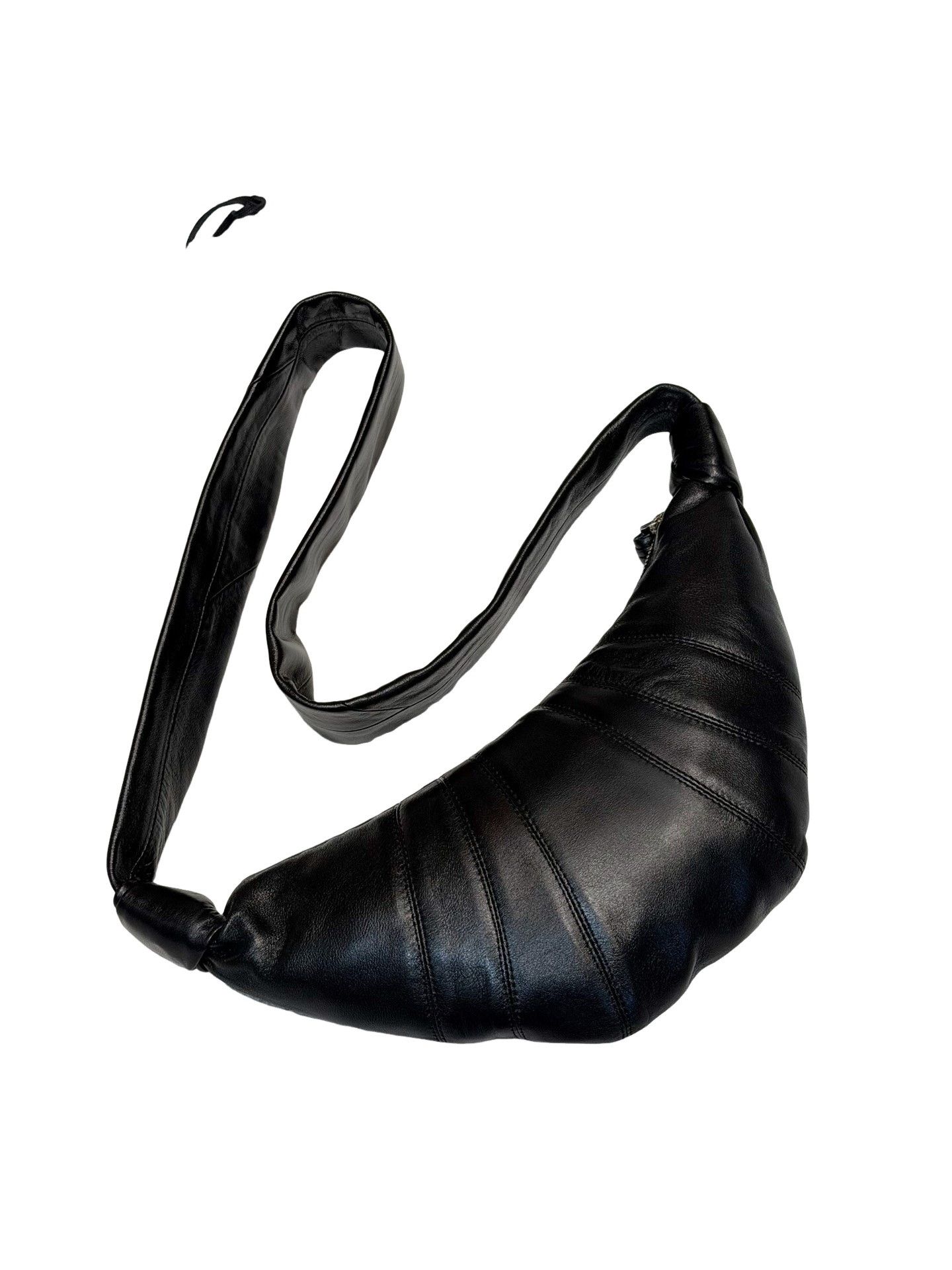 Lemaire Lemaire Small Croissant Bag Black Size ONE SIZE - 1 Thumbnail