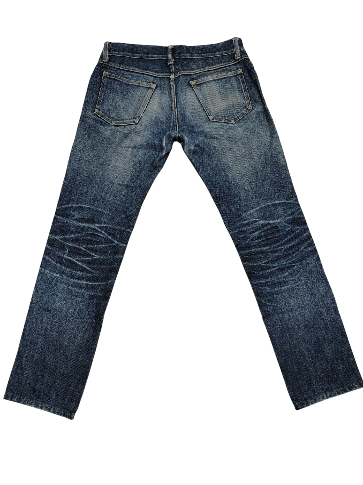Japanese Brand Number Nine Archive Grunge Distressed Denim Jeans