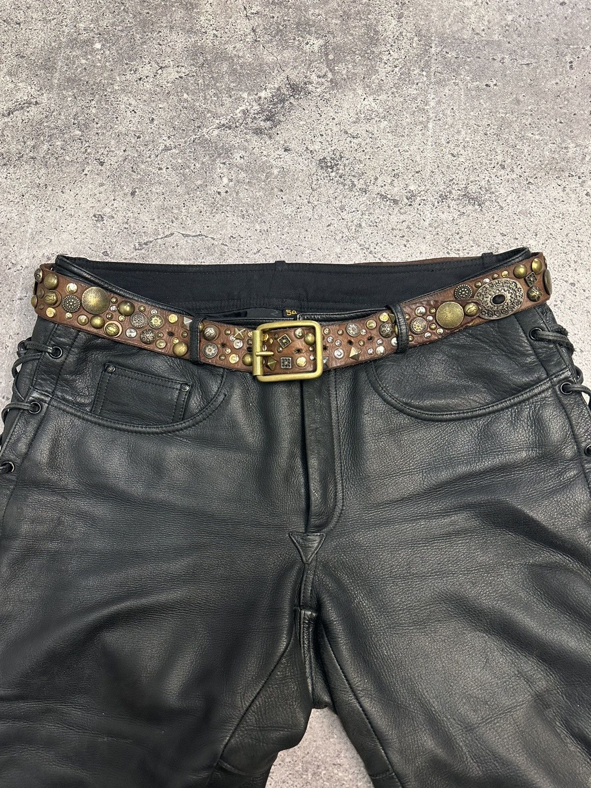 Other Vintage Belt B.B.Simon leather Avantgarde Hysteric Glamour Size ONE SIZE - 11 Thumbnail