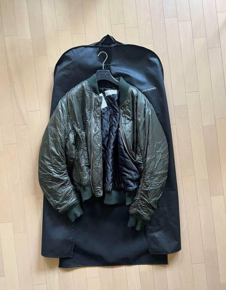 Dries Van Noten 21AW Green Bomber Jacket