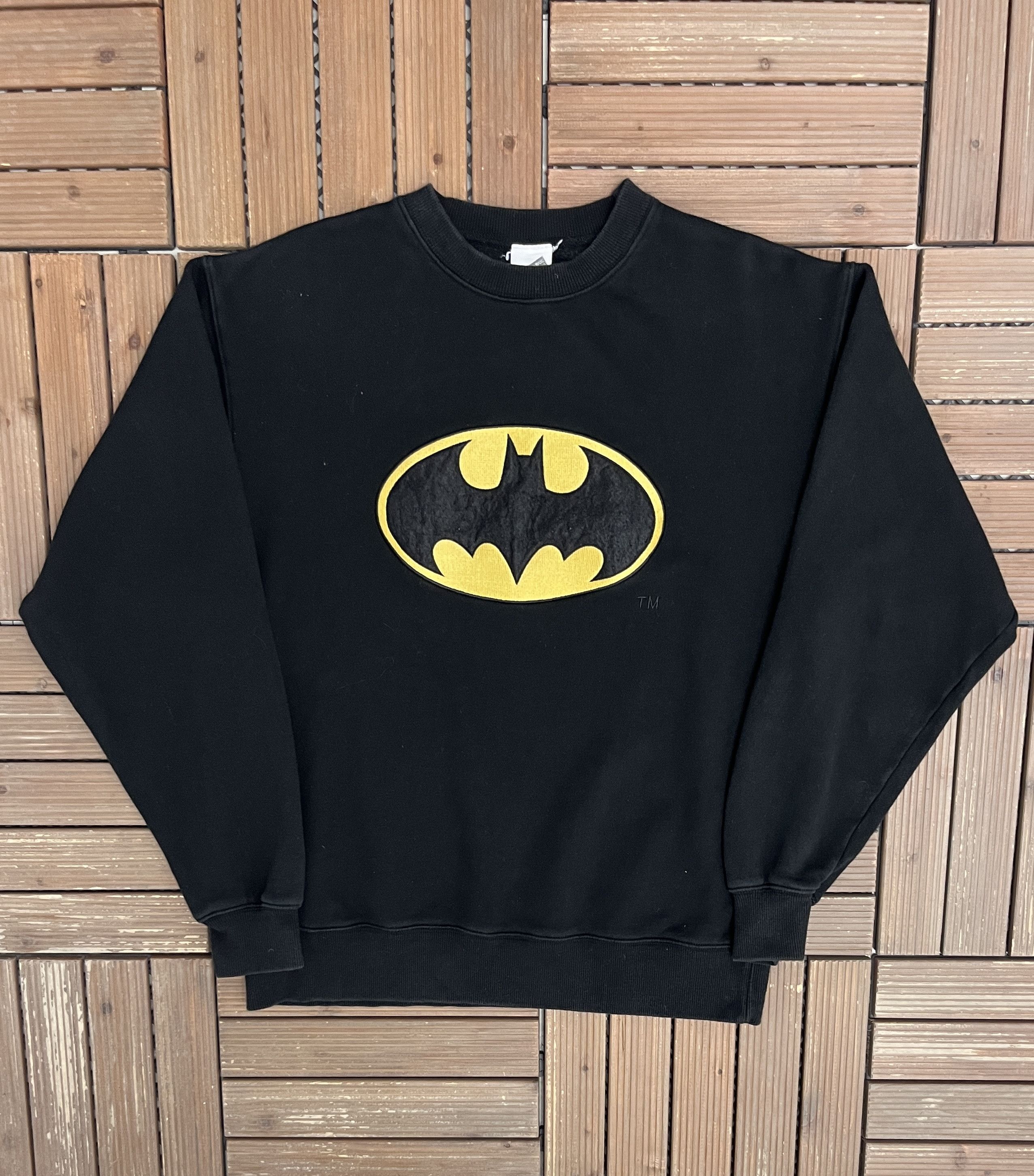 Vintage Batman Vintage Black Crewneck Sweater Size US S / EU 44-46 / 1 - 1 Thumbnail
