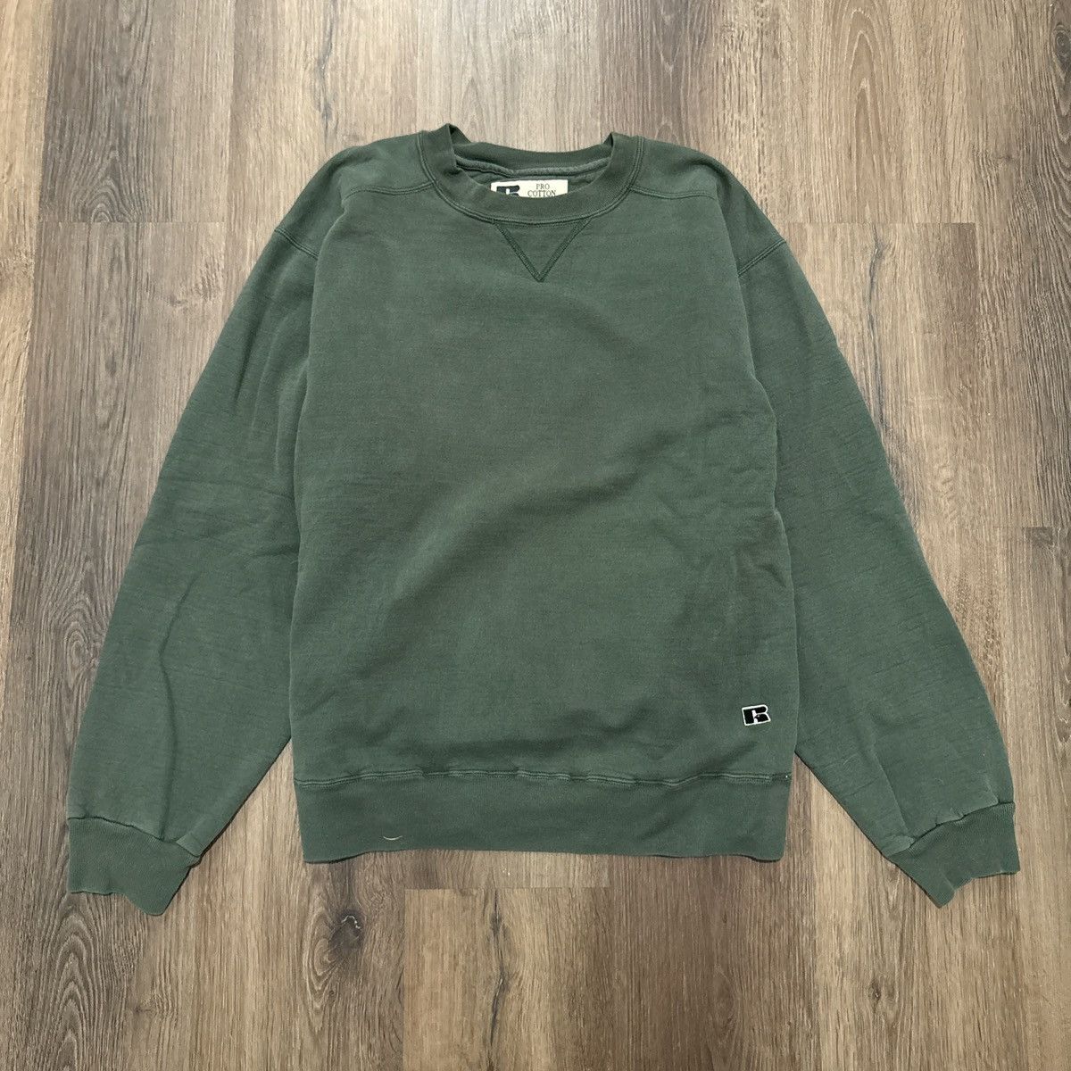 Russell Athletic Vintage Green Russell Athletic Crewneck Sweatshirt Size L Size US L / EU 52-54 / 3 - 1 Thumbnail