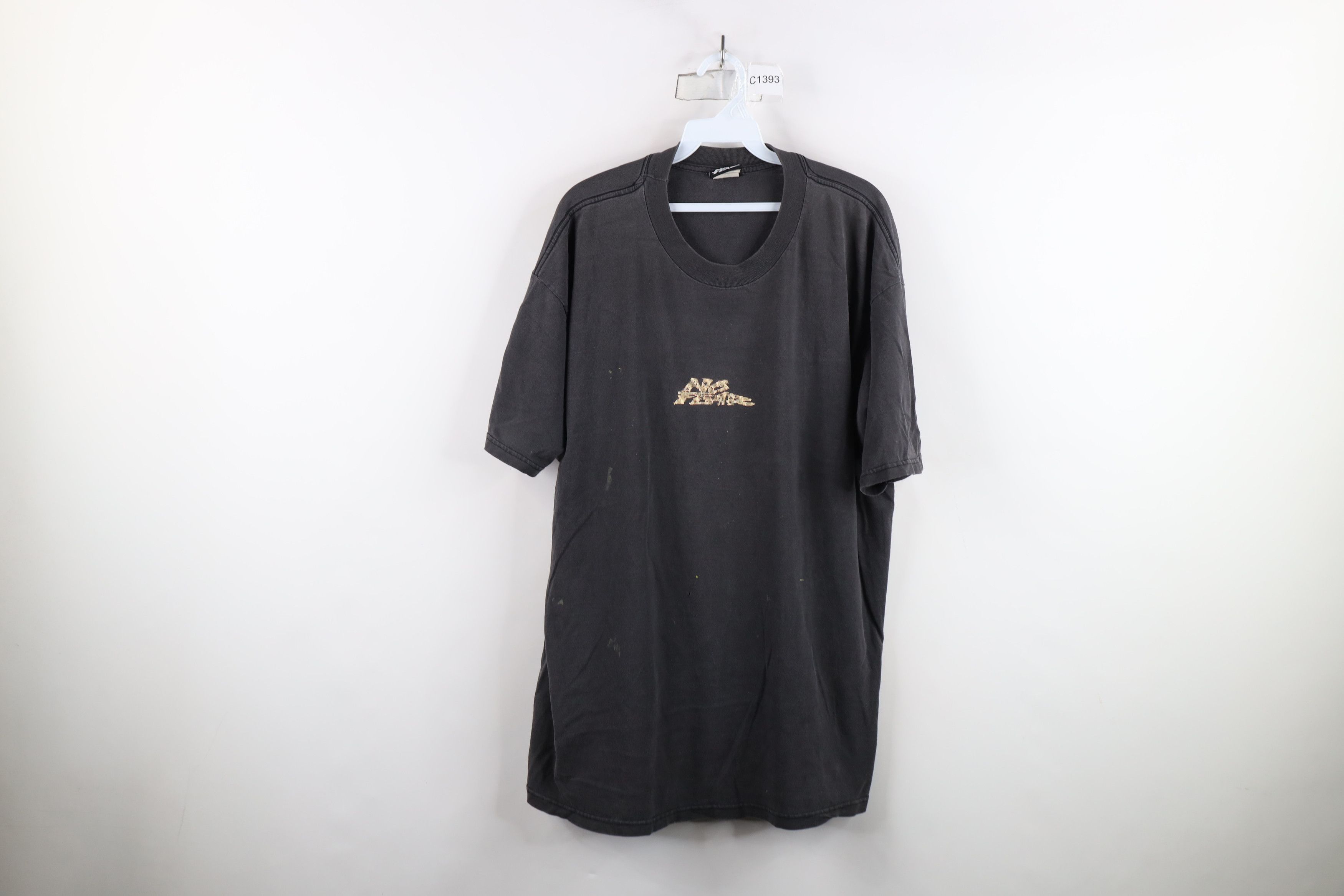 Vintage Vintage 90s No Fear Spell Out You Suck Racing T-Shirt Black Size US XL / EU 56 / 4 - 1 Thumbnail