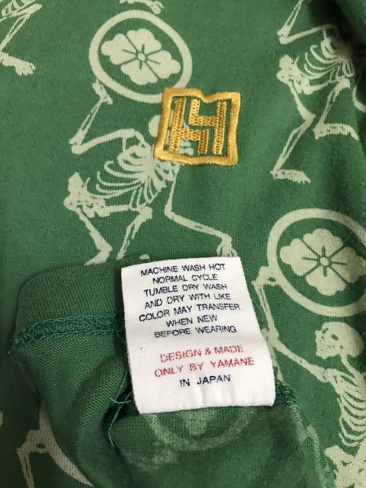 Evisu Rare Evisu Hidehiko Yamane Skull Printed Polo Shirt Size US L / EU 52-54 / 3 - 8 Thumbnail