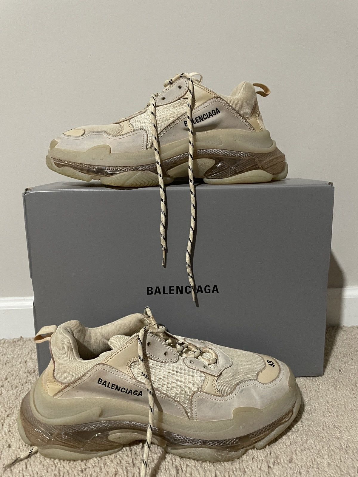 Balenciaga balenciaga triple s Size US 12 / EU 45 - 6 Thumbnail