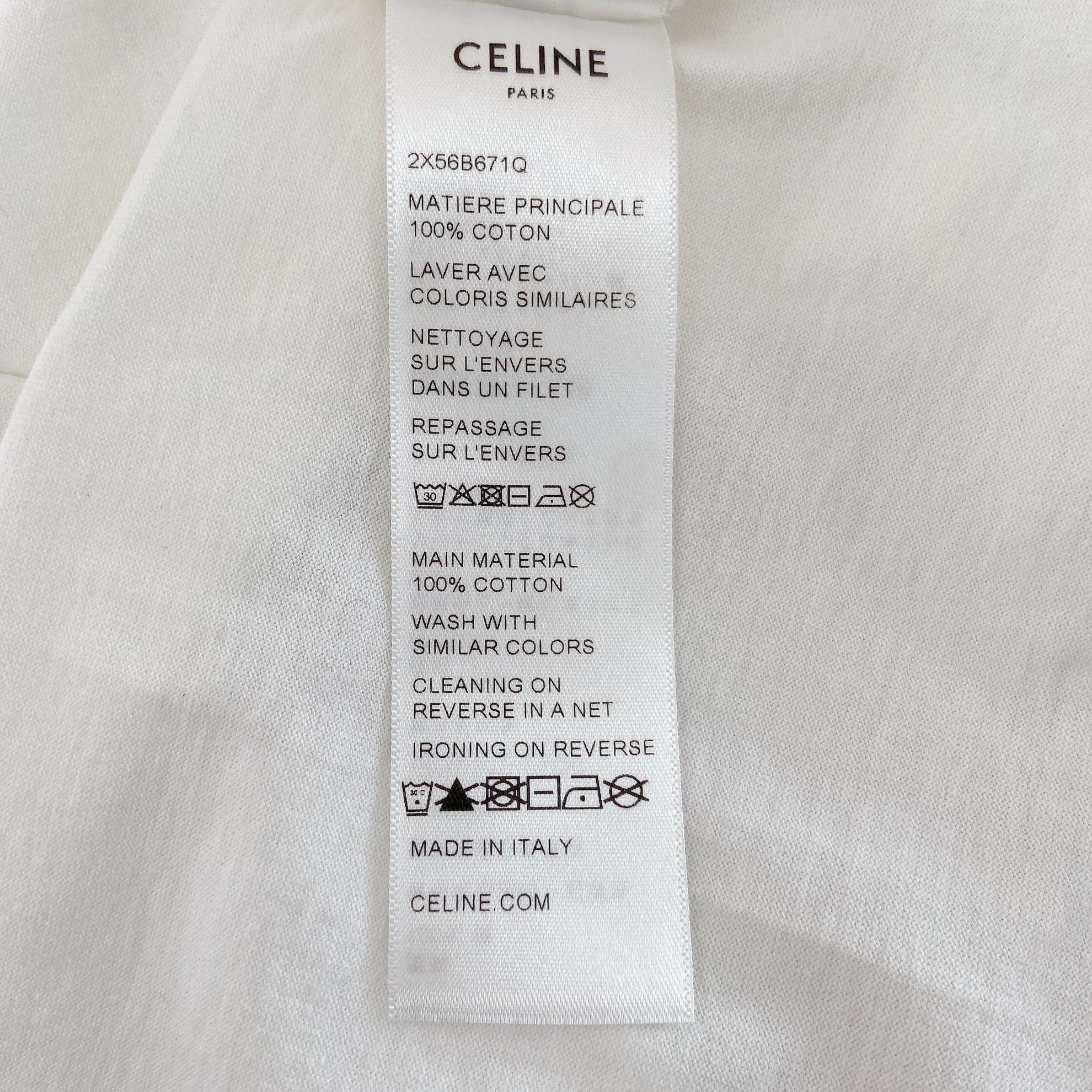 Celine Celine Triumph Arc print T-shirt M with tags Size M / US 6-8 / IT 42-44 - 8 Thumbnail