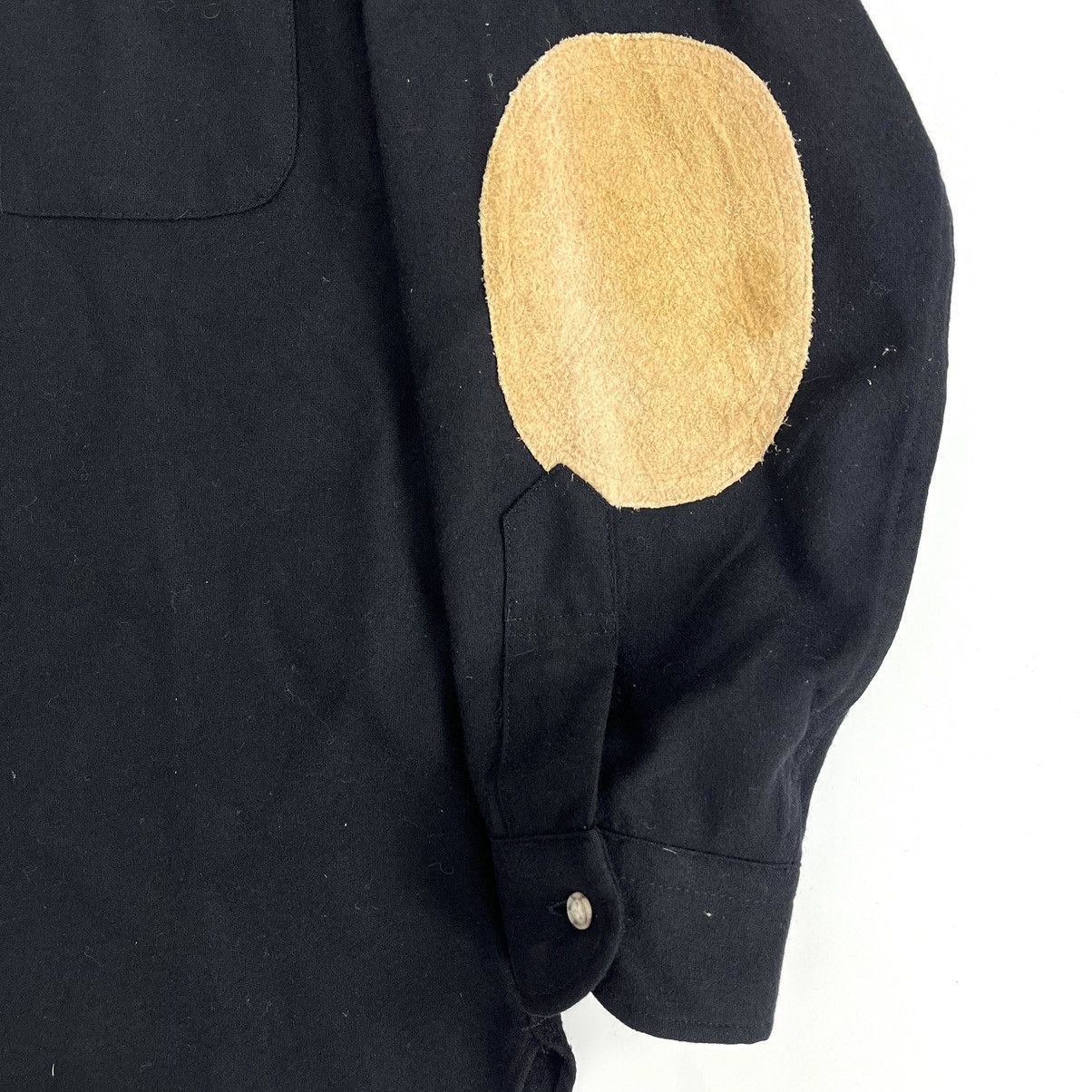 Flannel × Pendleton Pendleton Flannel Shirt Virgin Wool & Leather Black Size US M / EU 48-50 / 2 - 6 Thumbnail
