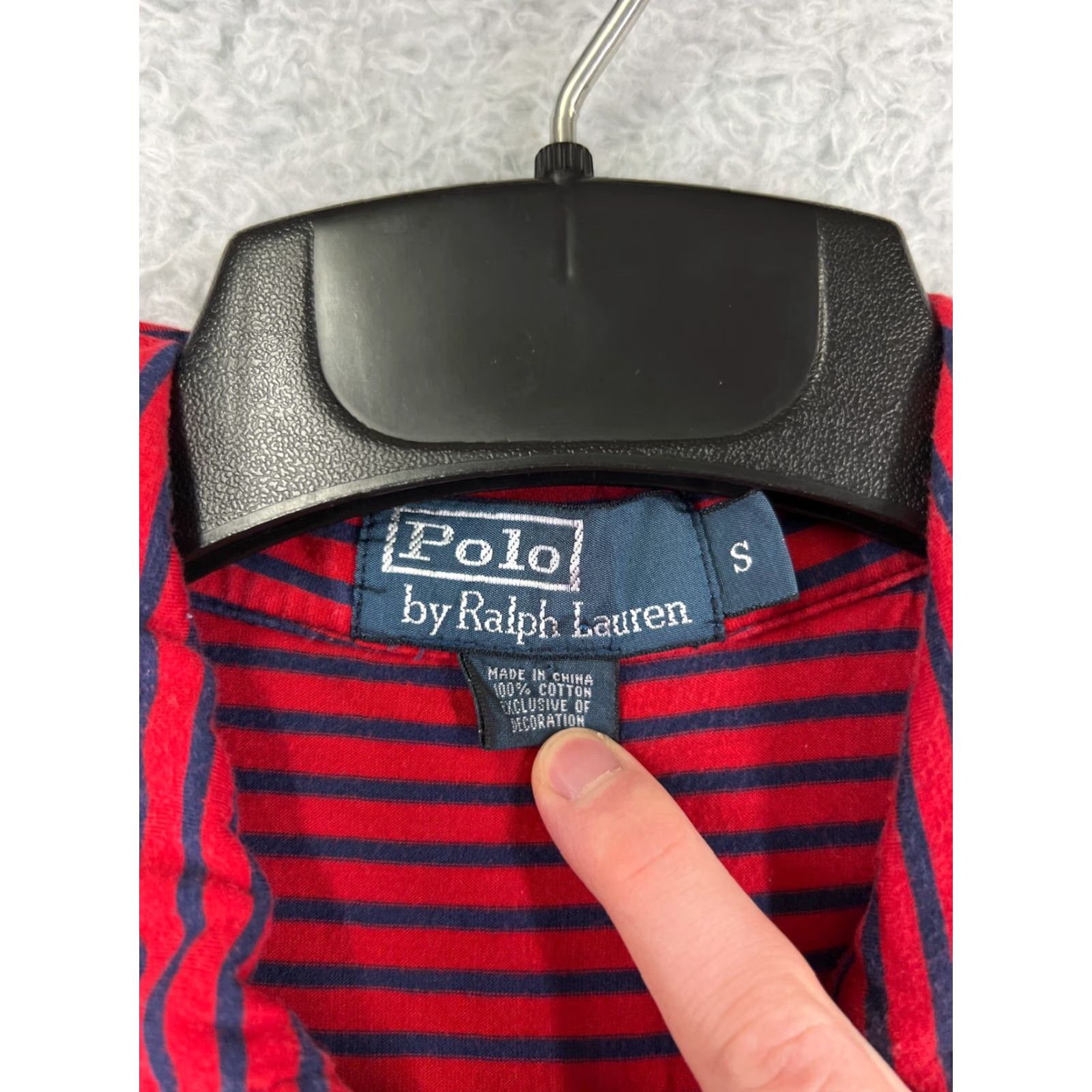 Polo Ralph Lauren VINTAGE Polo Ralph Lauren Shirt Mens Small Red Striped Anchor Logo Pocket Golf Golfer Size US S / EU 44-46 / 1 - 3 Thumbnail