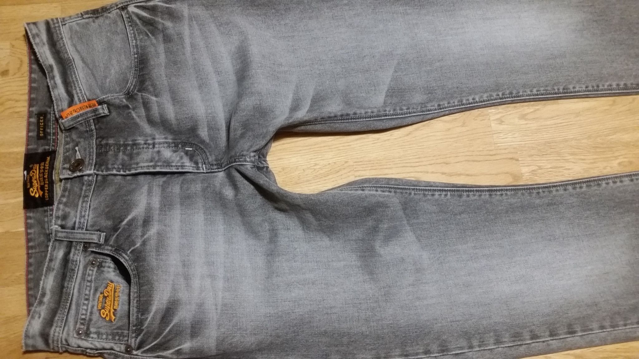 Gray SUPERDRY JAPAN Vintage W32 L34 straight slim W31 L36