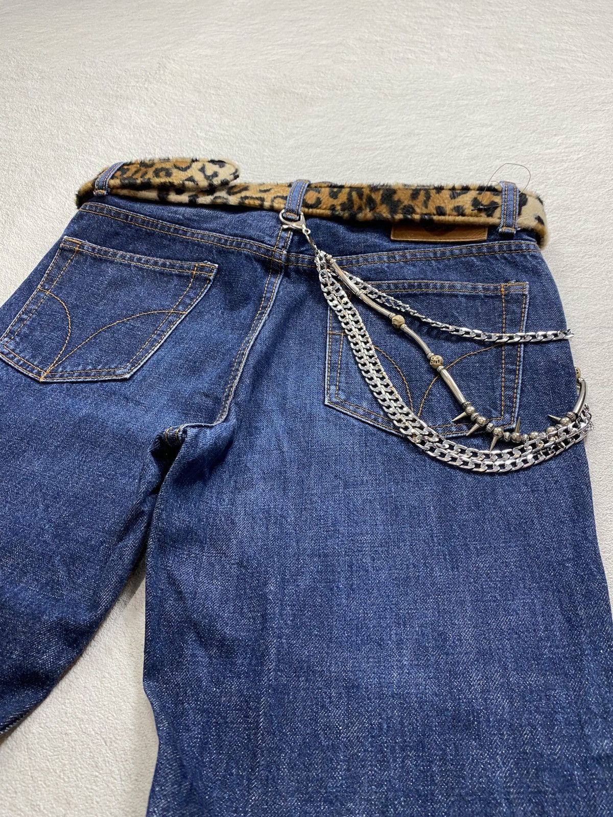 Hysteric Glamour × Japanese Brand RARE ! Hysterics shiled flare denim jean Size US 30 / EU 46 - 4 Thumbnail