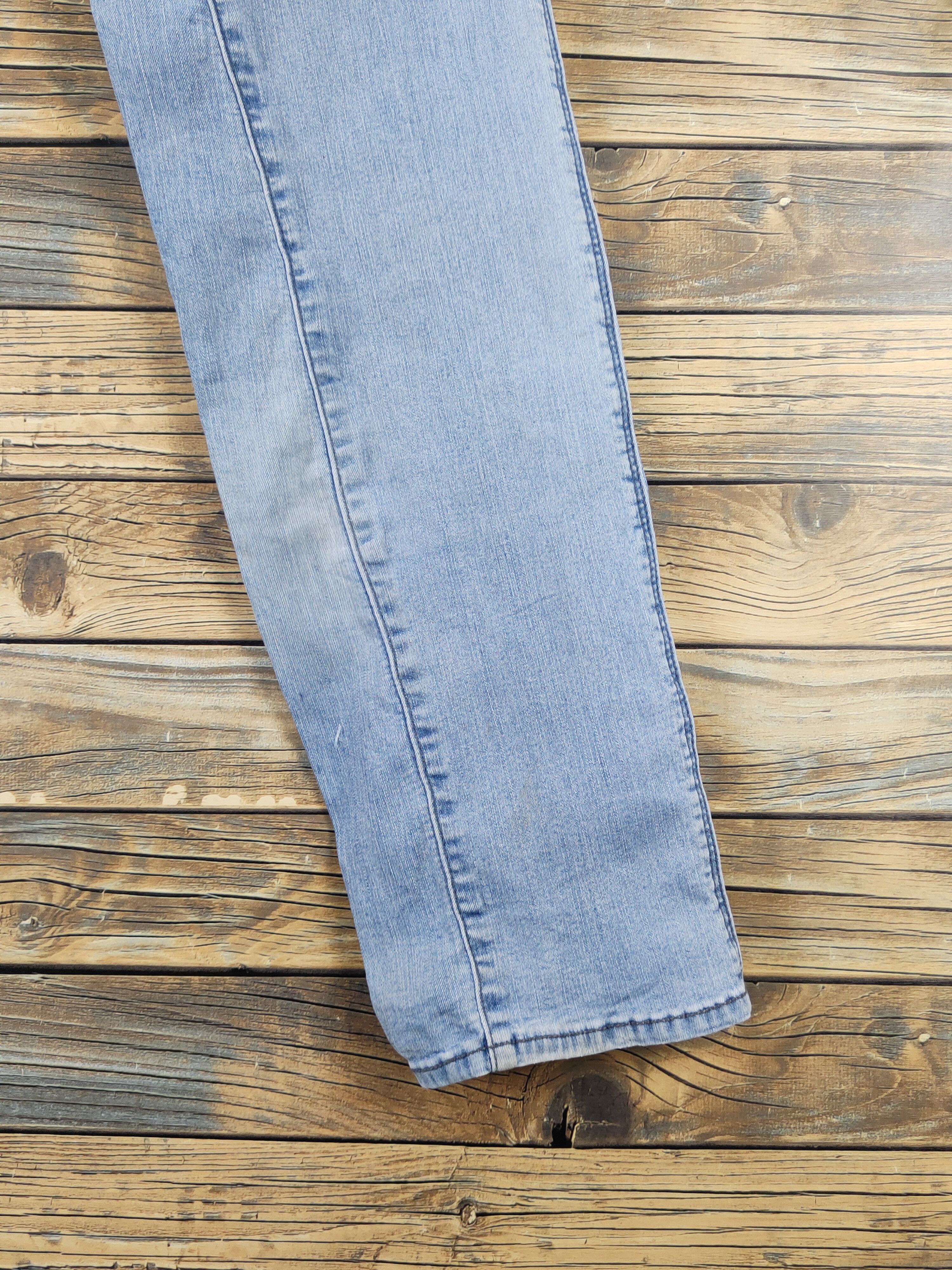 Japanese Brand × Vintage Burtle Blue Distressed Ripped Soft denim Jeans #W2073 Size US 32 / EU 48 - 11 Thumbnail