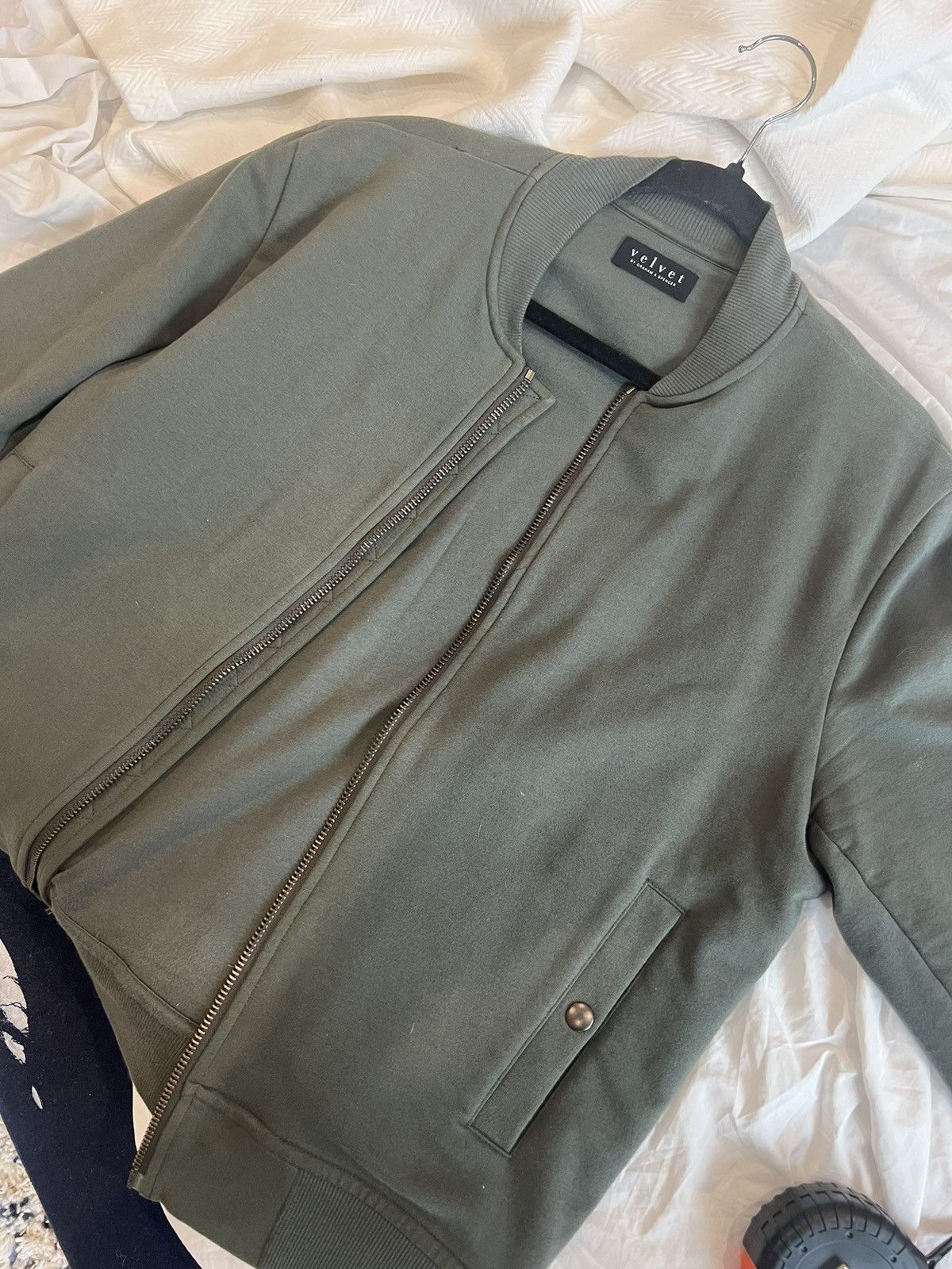 Velvet Green Velvet Bomber Size US M / EU 48-50 / 2 - 3 Thumbnail