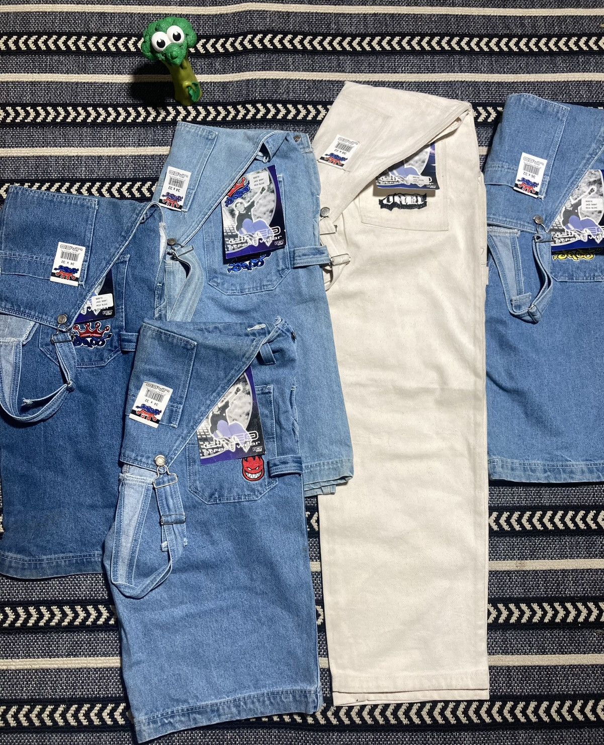 JNCO × Mexican Threads × Vintage Deadstock New With Tags Jnco Style Overalls Size 30-36 Size US 34 / EU 50 - 4 Thumbnail