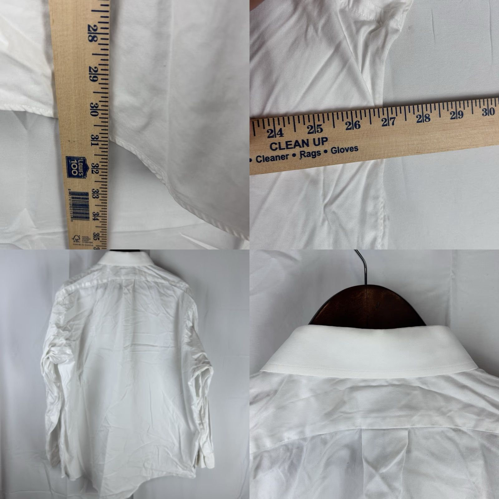 Brooks Brothers VINTAGE Brooks Brothers Makers Shirt Mens 18 34/35 White Long Sleeve Button Up Made USA Dress Shirt Mens 90s Classic USA Button-Down Collar Boys? Size US XXL / EU 58 / 5 - 8 Thumbnail