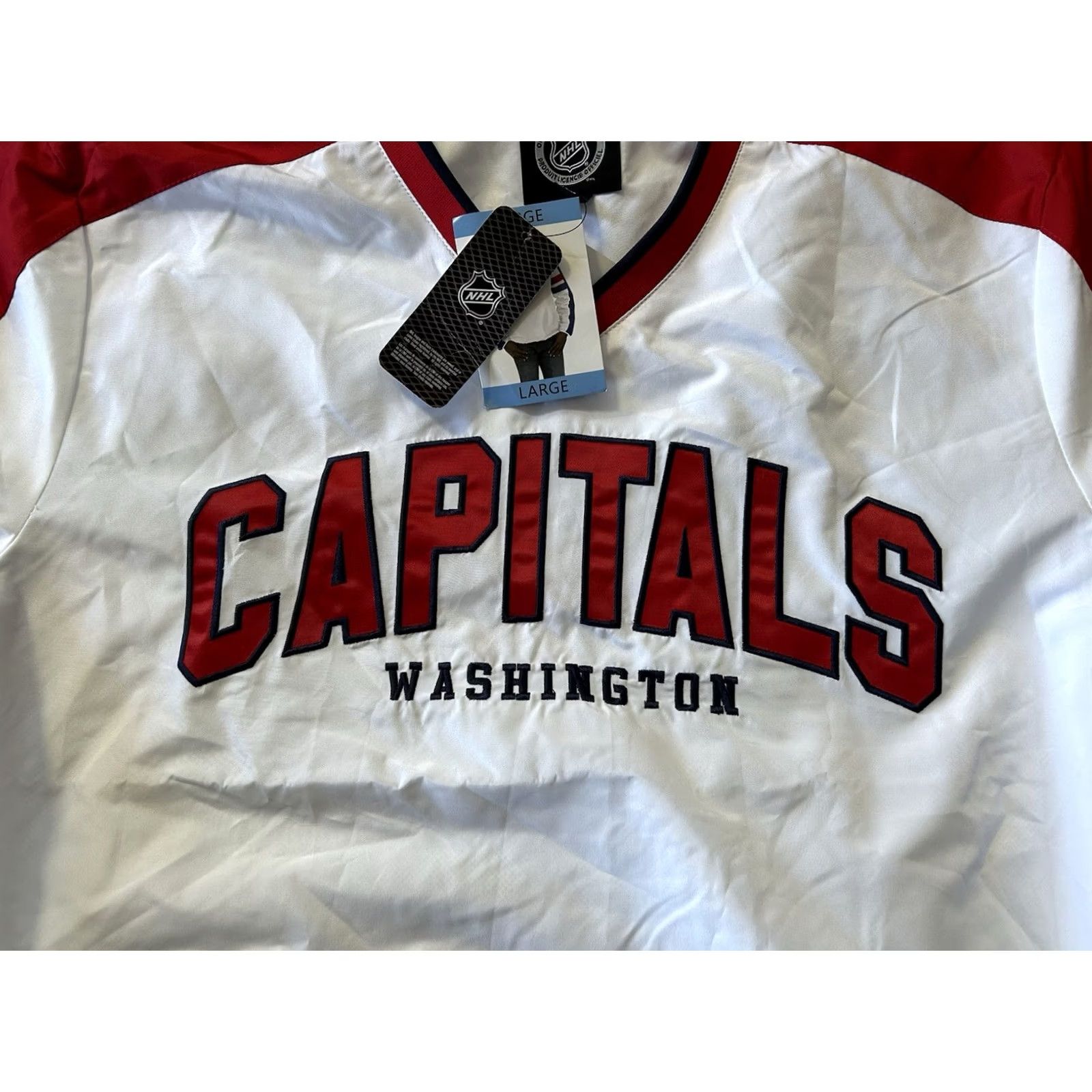 NHL Washington Capitals NHL Official Licensed vneck Fan Jersey Size XL Mens NEW Size US L / EU 52-54 / 3 - 3 Thumbnail