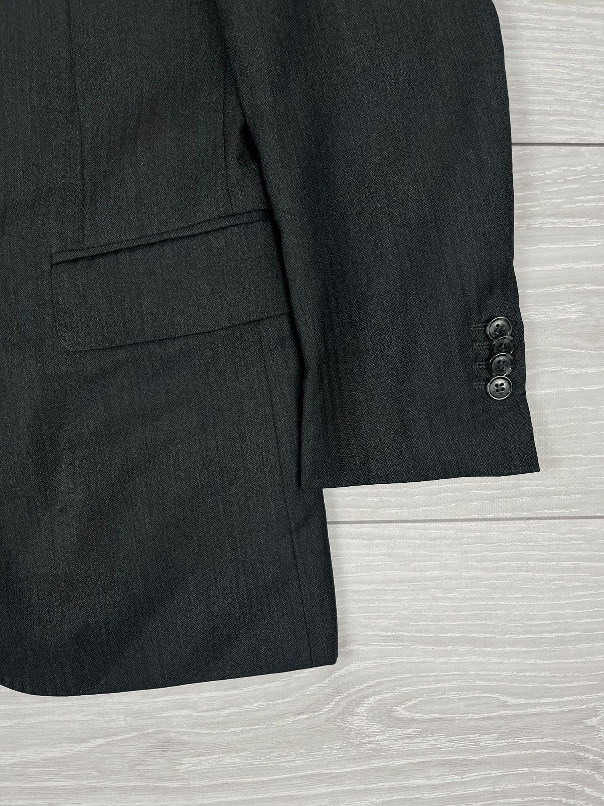 Suitsupply Suitsupply Grey Wool Two Buttons Blazer Jacket Size 44R - 4 Thumbnail