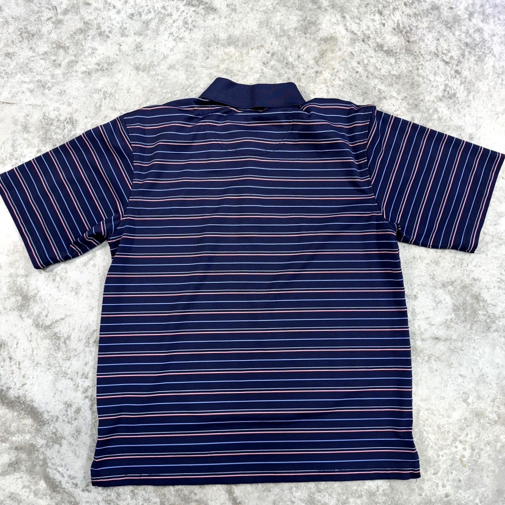 Vintage Pinehurst Polo Shirt Mens XL Blue Striped Golf Performance Stretch Shirt Size US M / EU 48-50 / 2 - 5 Thumbnail
