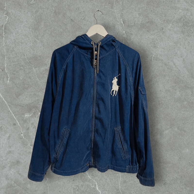 Polo Ralph Lauren Vintage Polo Ralph Lauren Zip Up Hooded Talon Zipper Jacket Size US XXL / EU 58 / 5 - 1 Thumbnail