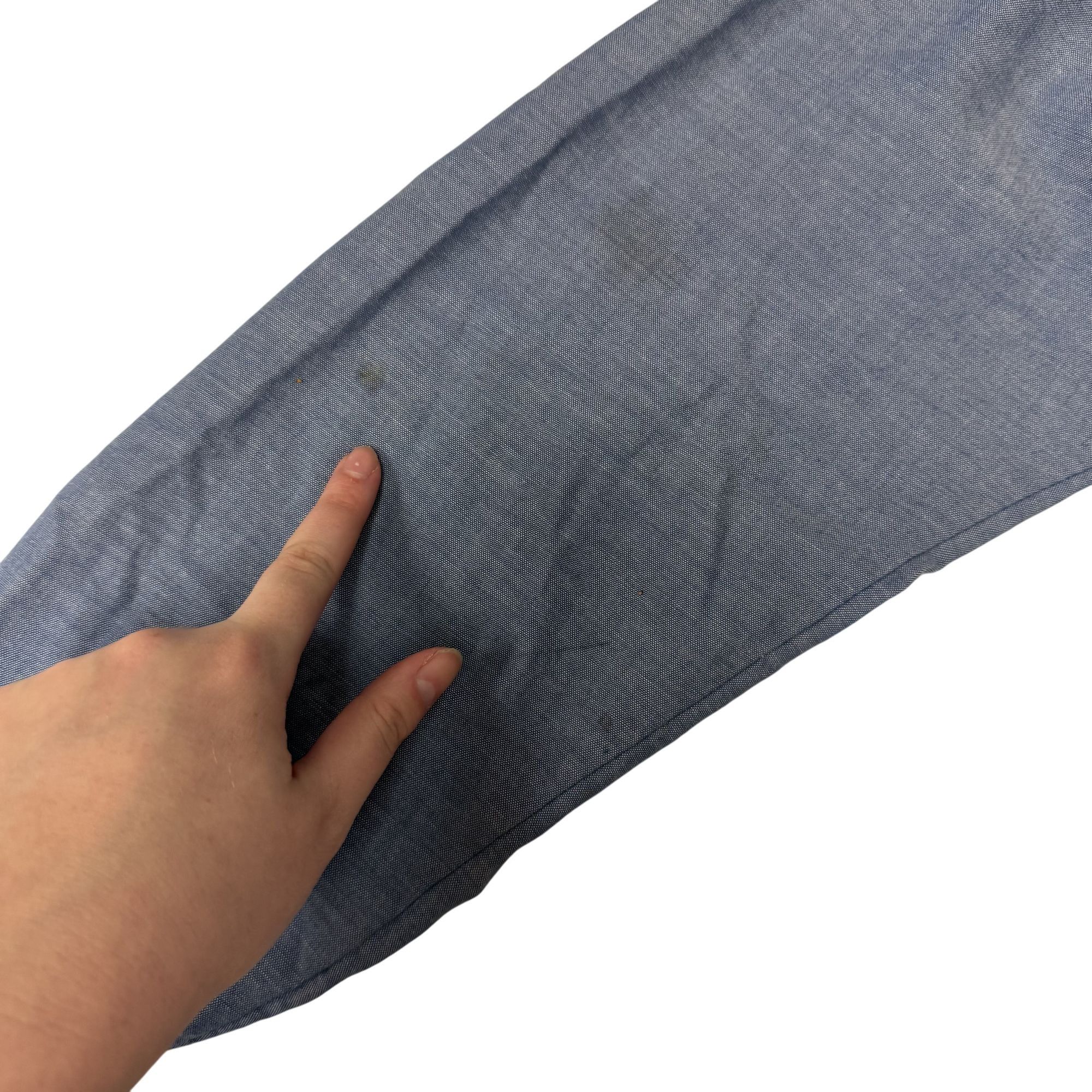 Dickies Vtg Dickies CHAMBRAY Mechanic WORK Shop 50/50 Chore Shirt Size US L / EU 52-54 / 3 - 7 Thumbnail