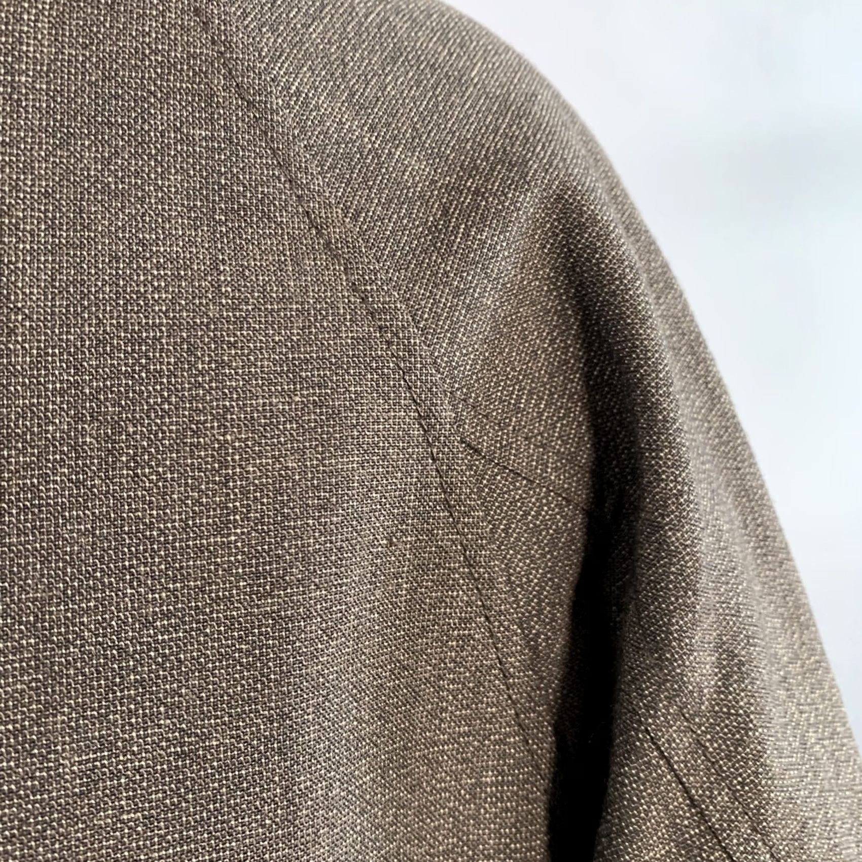 Visvim VISVIM Size M Peyton Swing Brown Wool Linen Zip Up Jacket Size US M / EU 48-50 / 2 - 6 Thumbnail