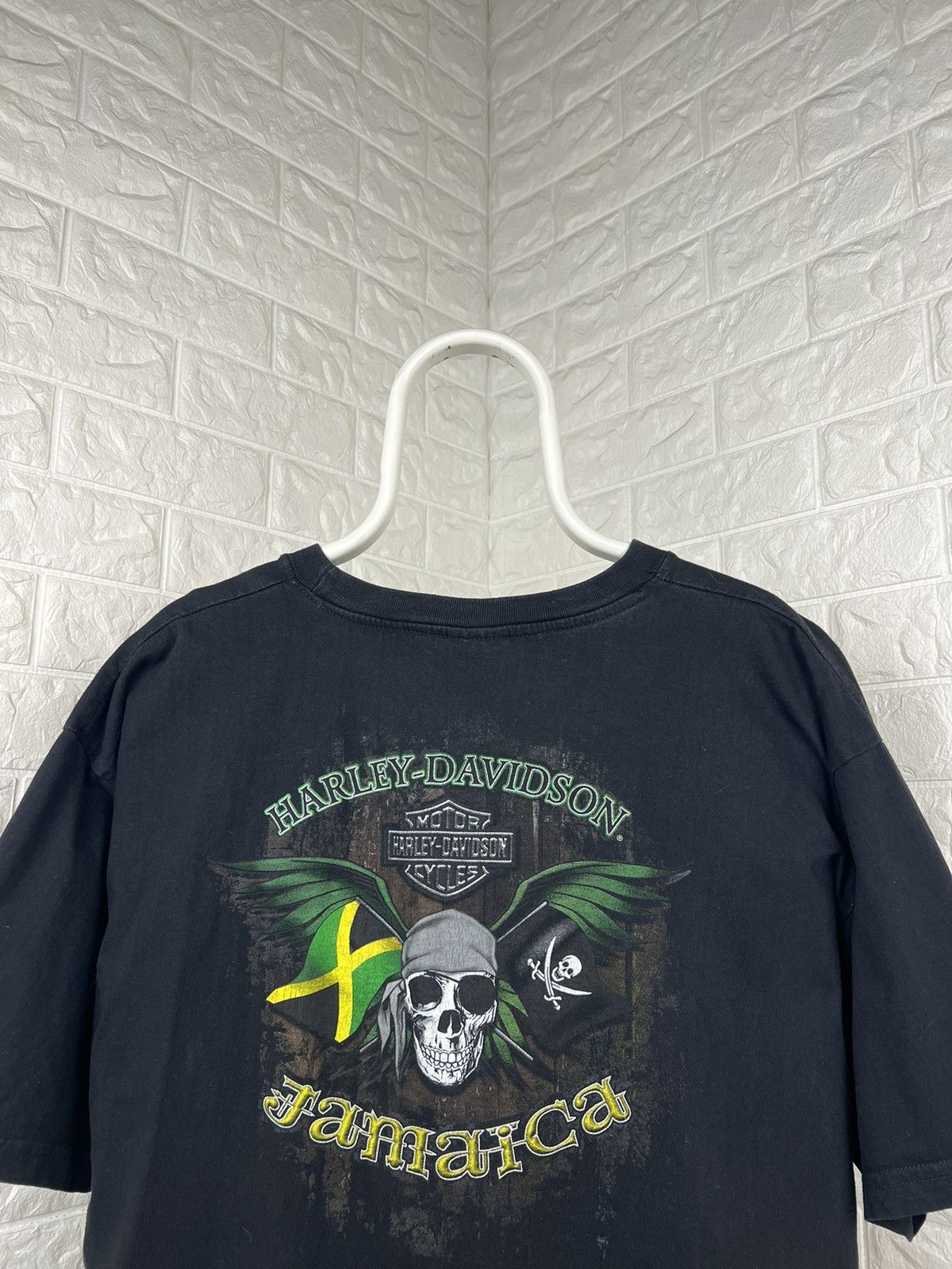 Harley Davidson × Vintage Vinatge Harley Davidson Jamaica Size US XL / EU 56 / 4 - 2 Thumbnail
