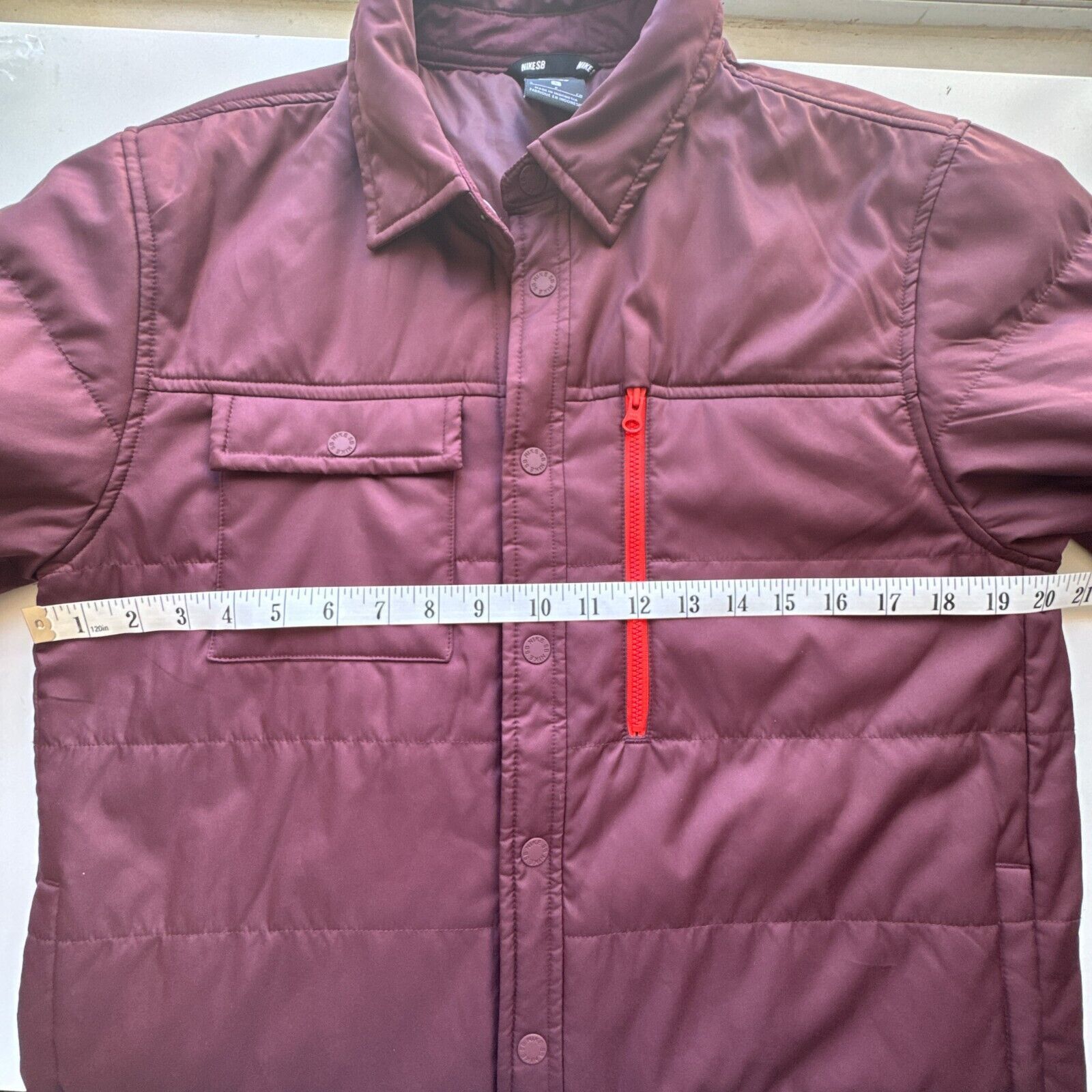 Nike Nike SB Holgate Snap Jacket Burgundy 938428-652 Men Small Size US S / EU 44-46 / 1 - 9 Thumbnail