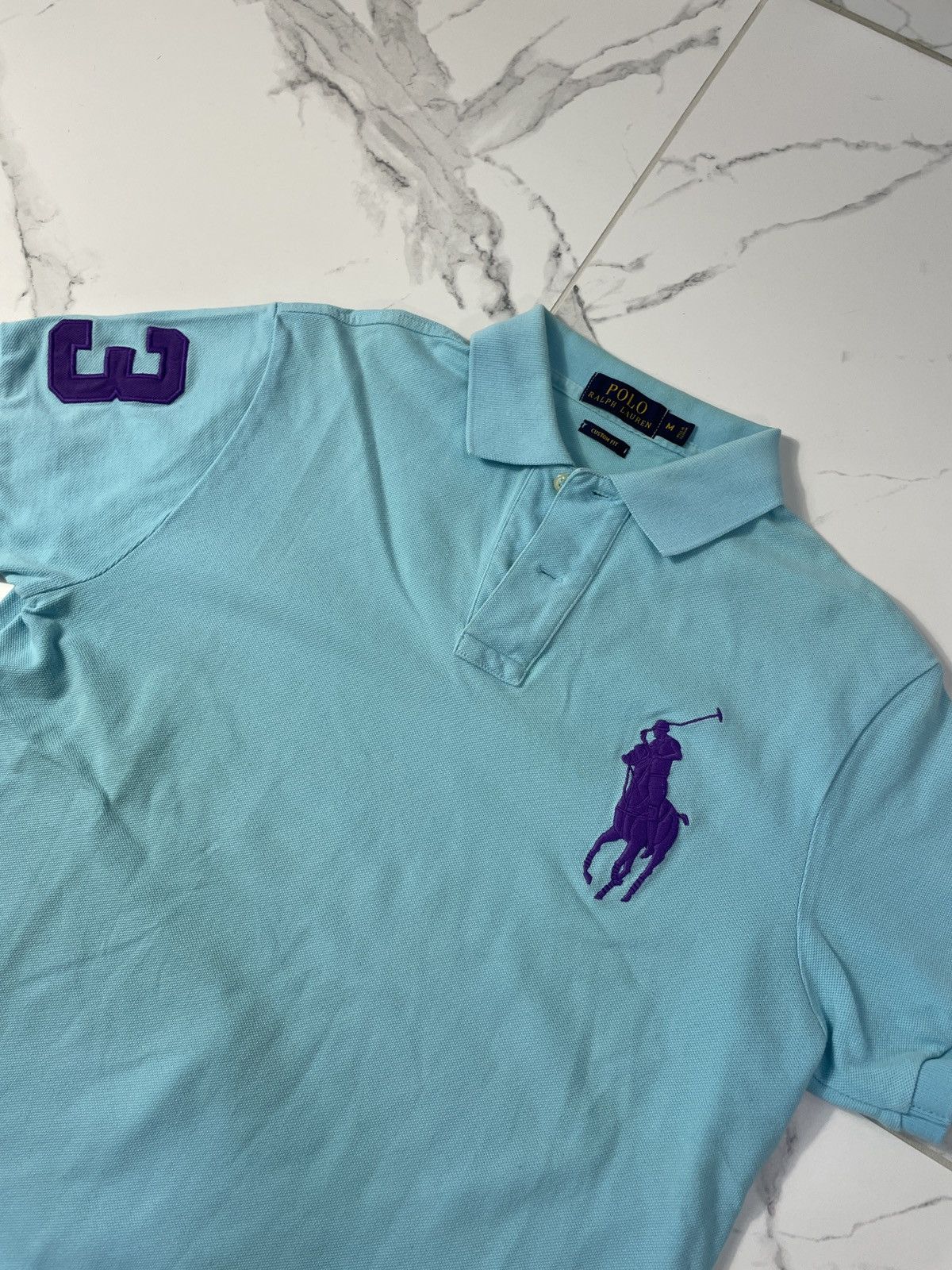 Polo Ralph Lauren Polo Ralph Lauren Blue Purple Polo Shirt #3 Size US M / EU 48-50 / 2 - 6 Thumbnail