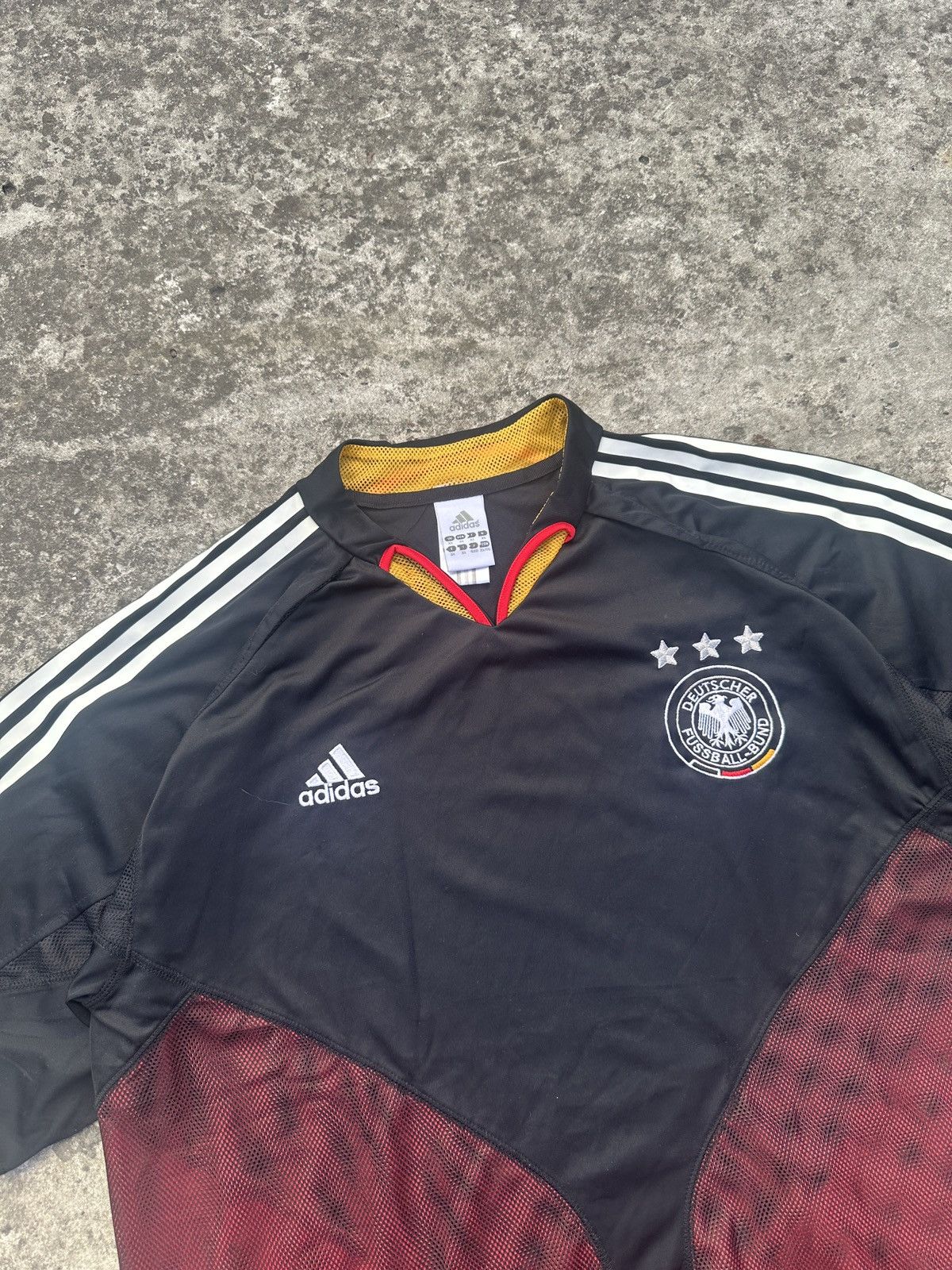 Adidas Adidas Germany Black Soccer Jersey Blokecore XL Rare VTg Size US XL / EU 56 / 4 - 2 Thumbnail