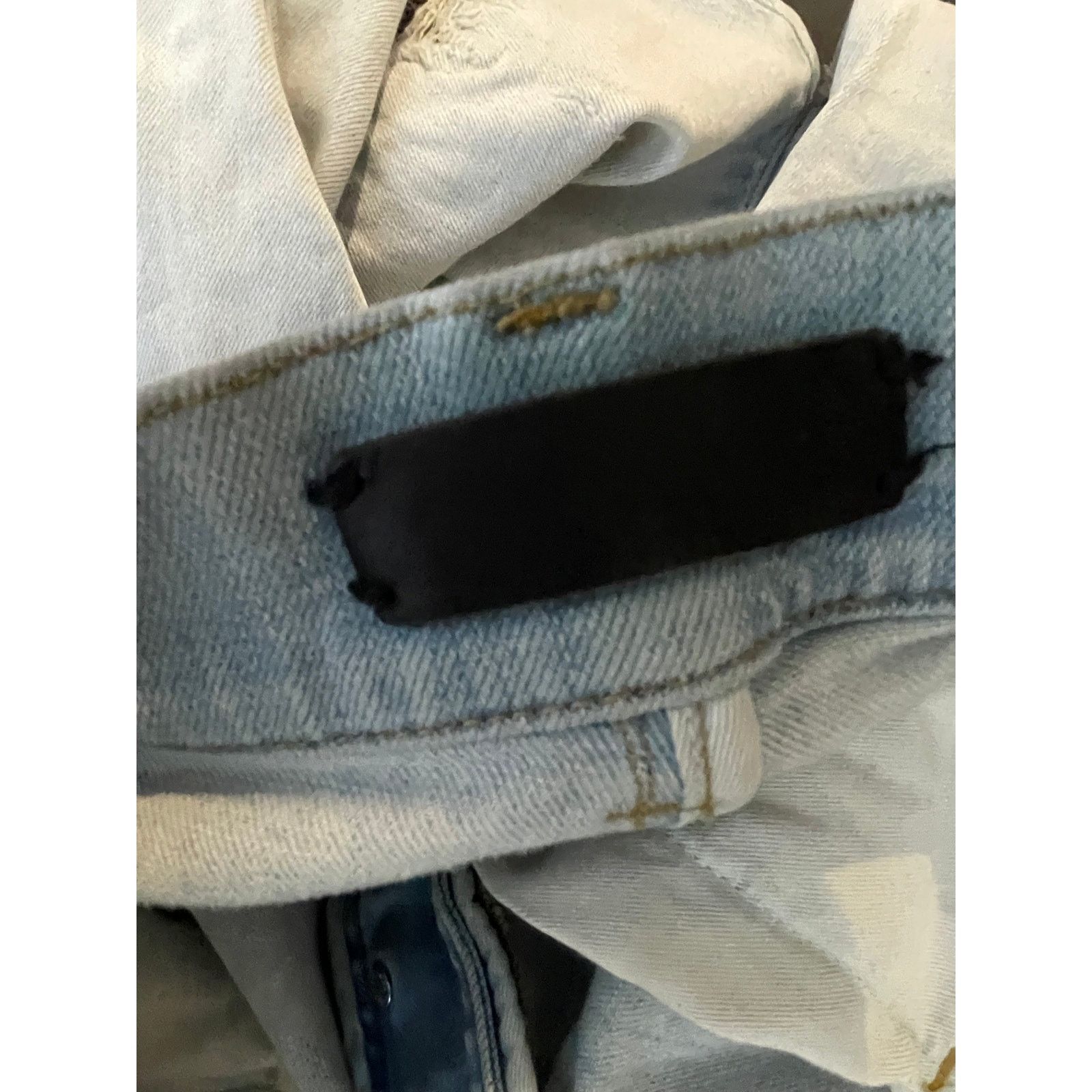 Amiri Amiri Camp Patch Light Wash Blue Jeans Size US 34 / EU 50 - 3 Thumbnail
