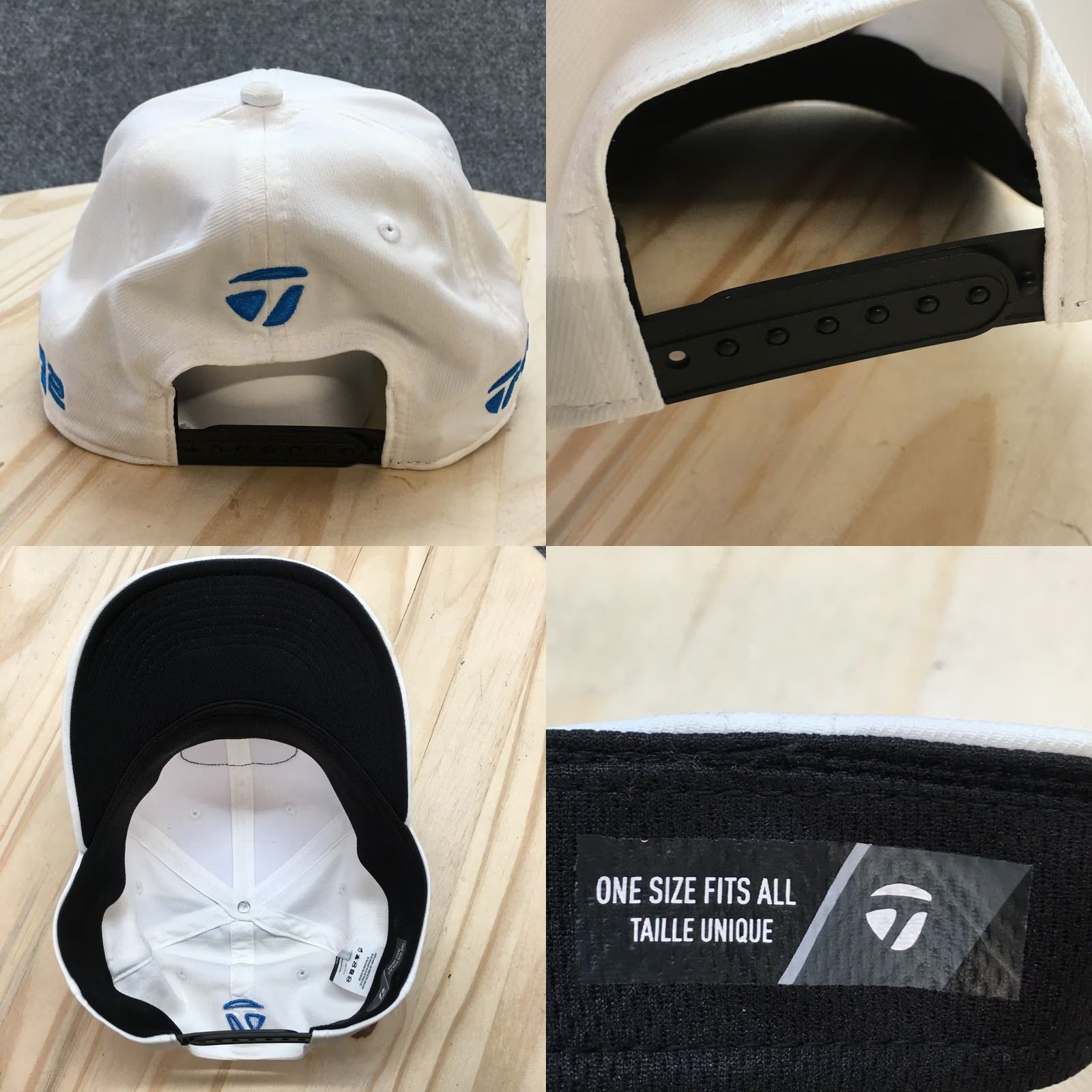 TaylorMade Taylor Made SIM 2 Baseball Cap Hat Mens White OS Curved Brim Embroidered Logo Size ONE SIZE - 8 Thumbnail