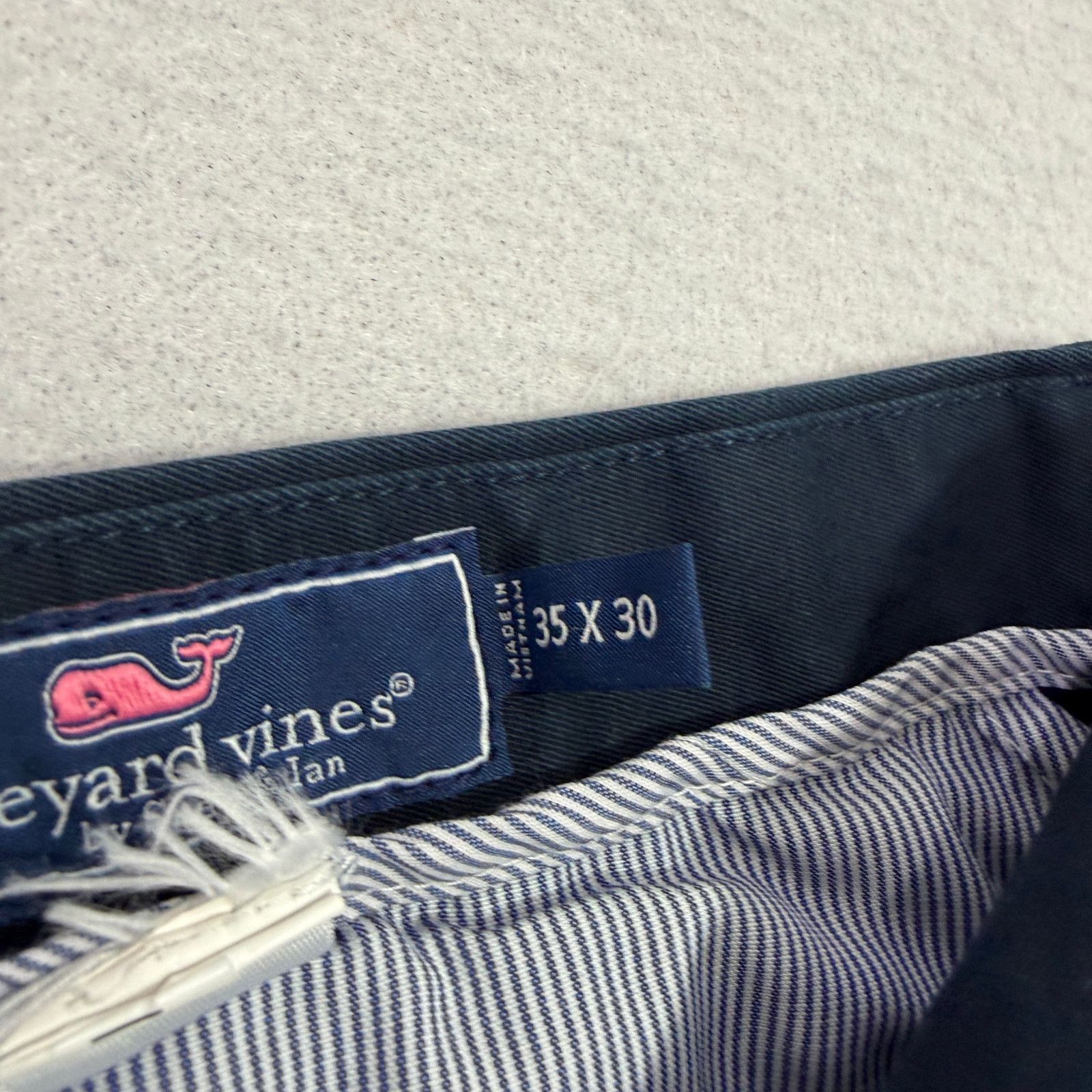 Vineyard Vines Vineyard vines Chino Pants Men's 35x30 Blue Straight Preppy Size US 35 - 4 Thumbnail