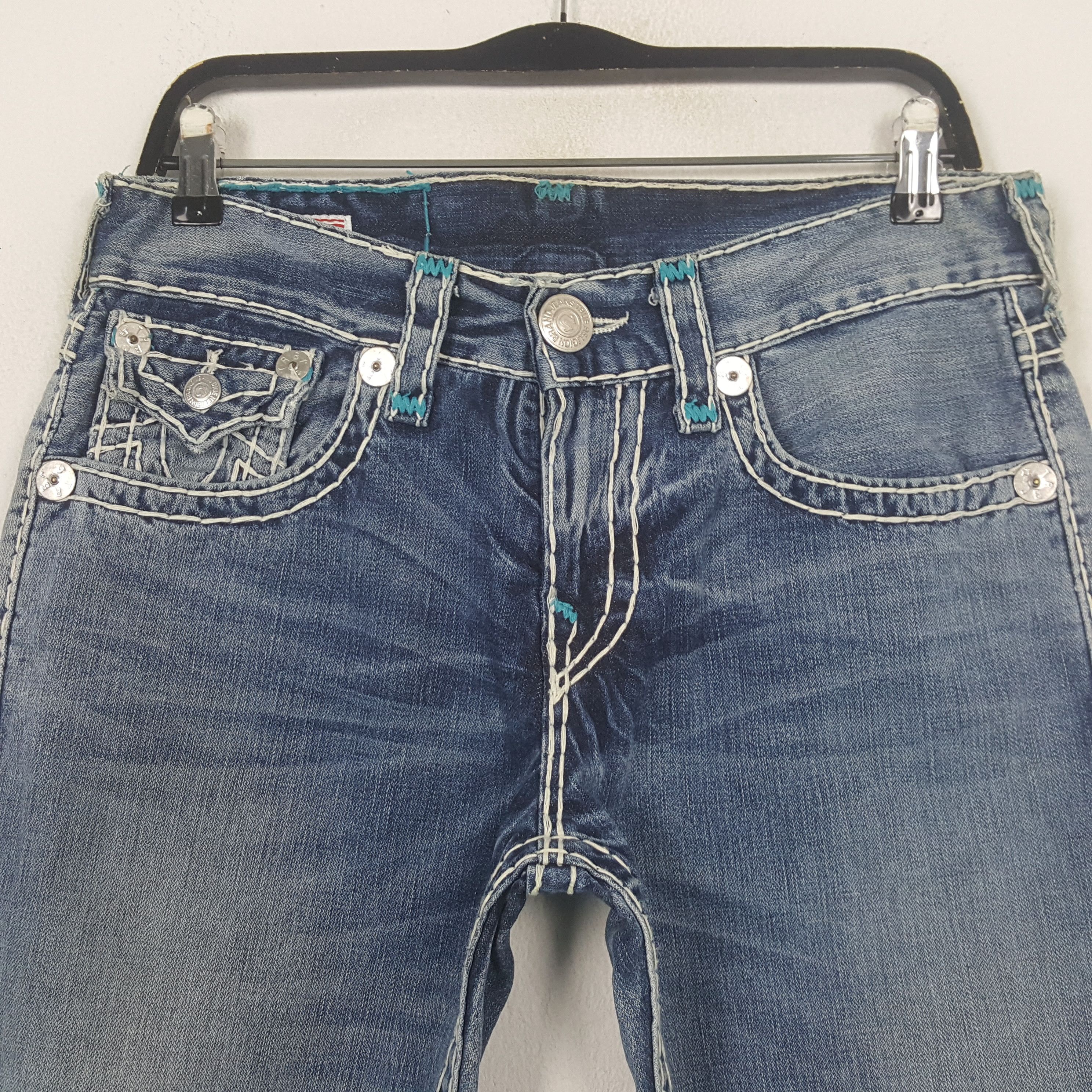 True Religion True Religion Streetwear Fashion Style Jeans C297N10 Size US 31 - 2 Thumbnail
