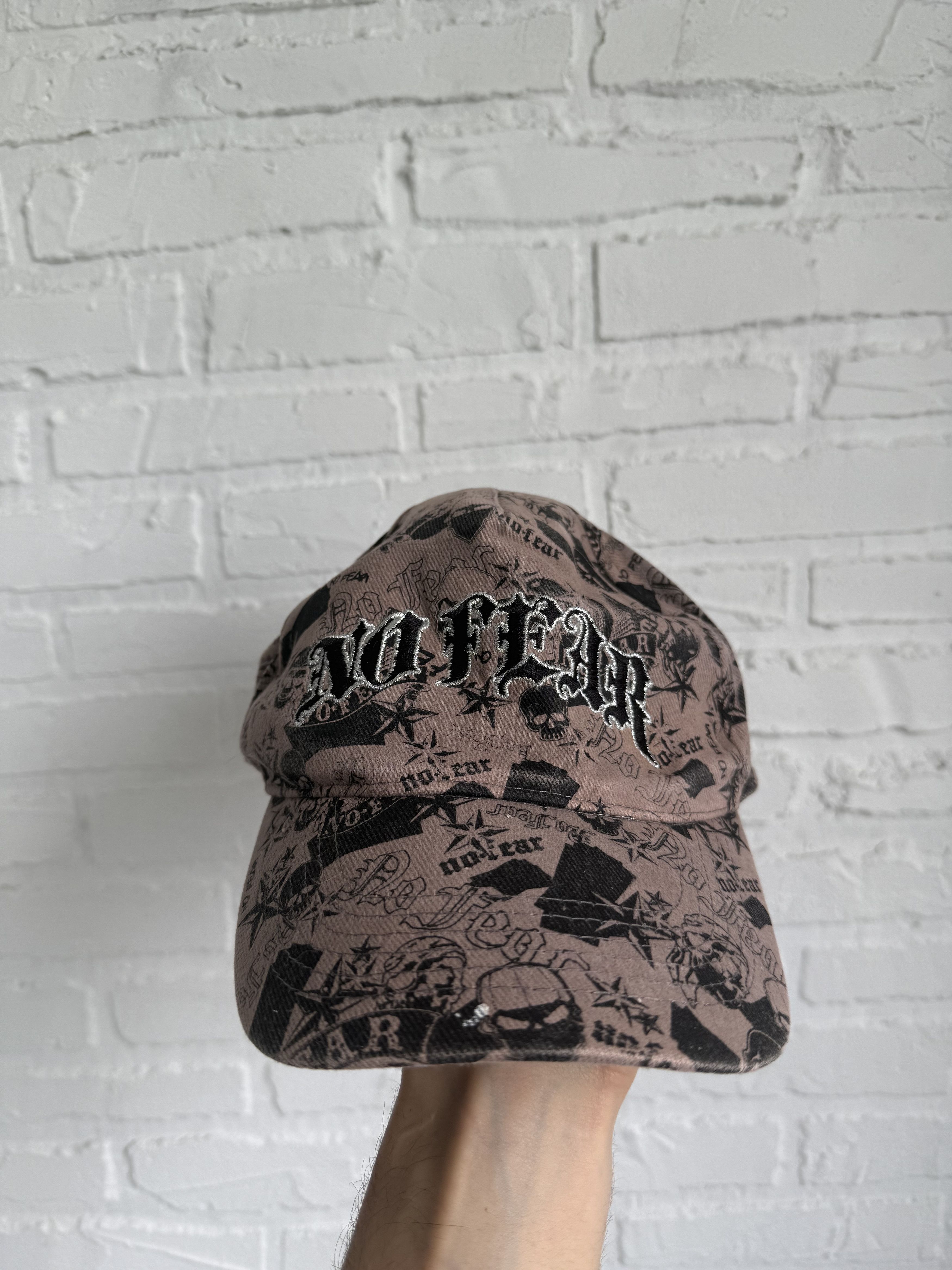 No Fear × Vintage Vintage y2k No Fear monogram skull baseball cap Size ONE SIZE - 1 Thumbnail