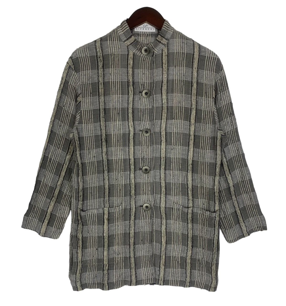 Designer × Givenchy × Vintage VintageGivenchy Life French Designer Luxury Check Gray Size S / US 4 / IT 40 - 1 Thumbnail