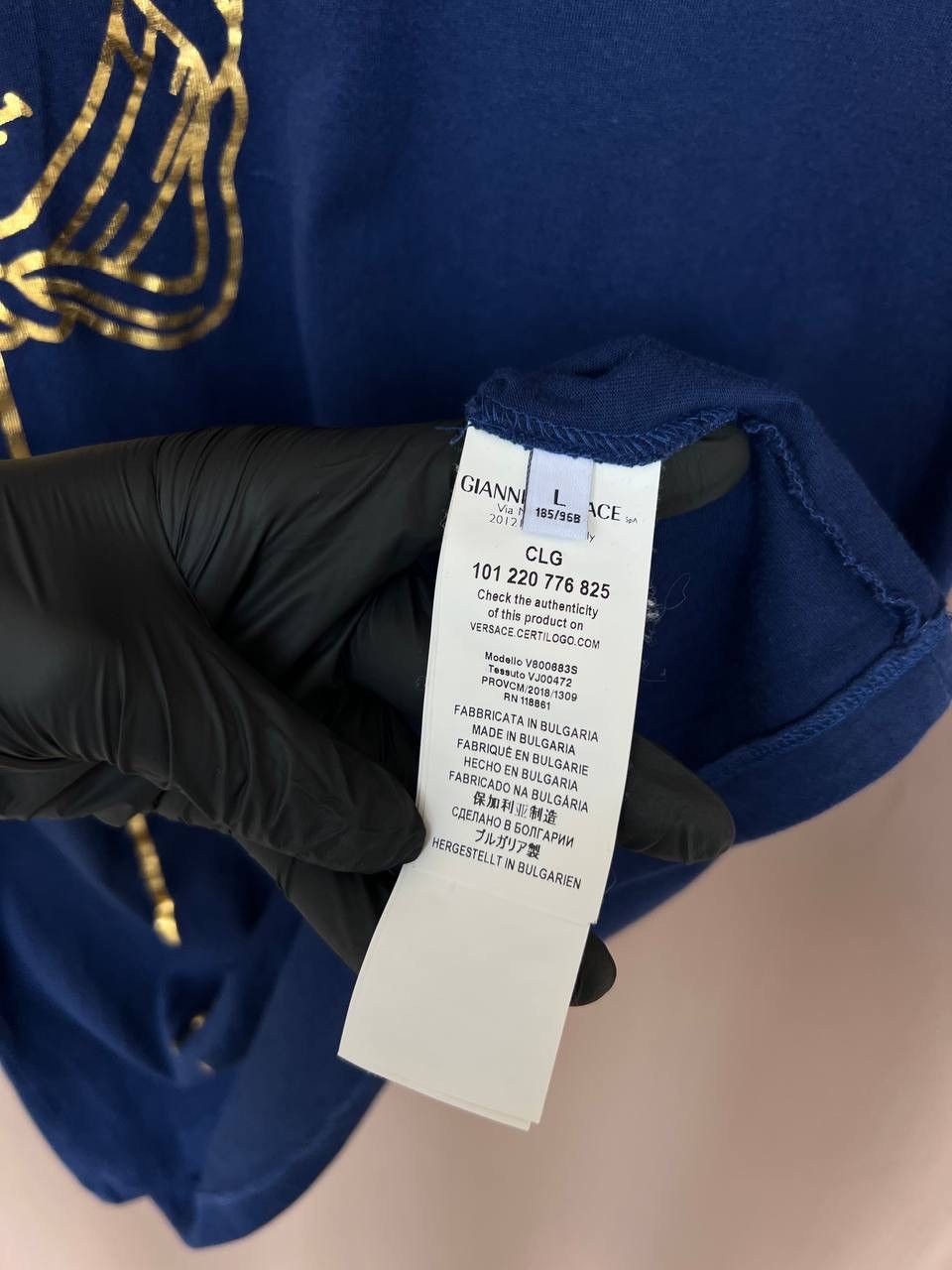 Versace Versace Collection Medusa Corner T-Shirt Mens Size L Royal Size US L / EU 52-54 / 3 - 11 Thumbnail
