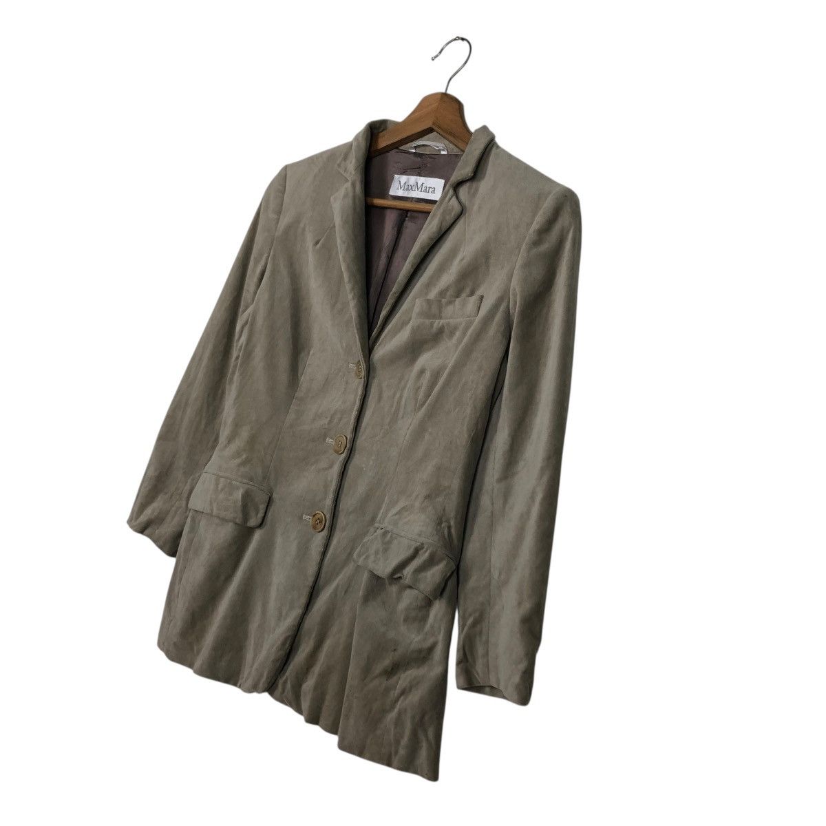 Vintage 🔥VINTAGE CHORE JACKET MAX MARA ITALY Size XS / US 0-2 / IT 36-38 - 4 Thumbnail