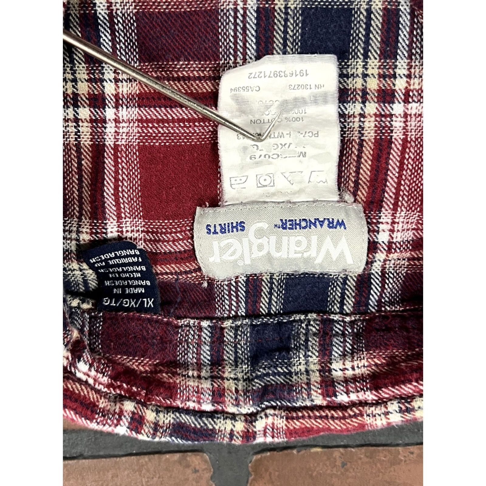Vintage Wrangler Wrancher Button-Down Pearl Snap Plaid Shirt Men’s XL Size US XL / EU 56 / 4 - 5 Thumbnail
