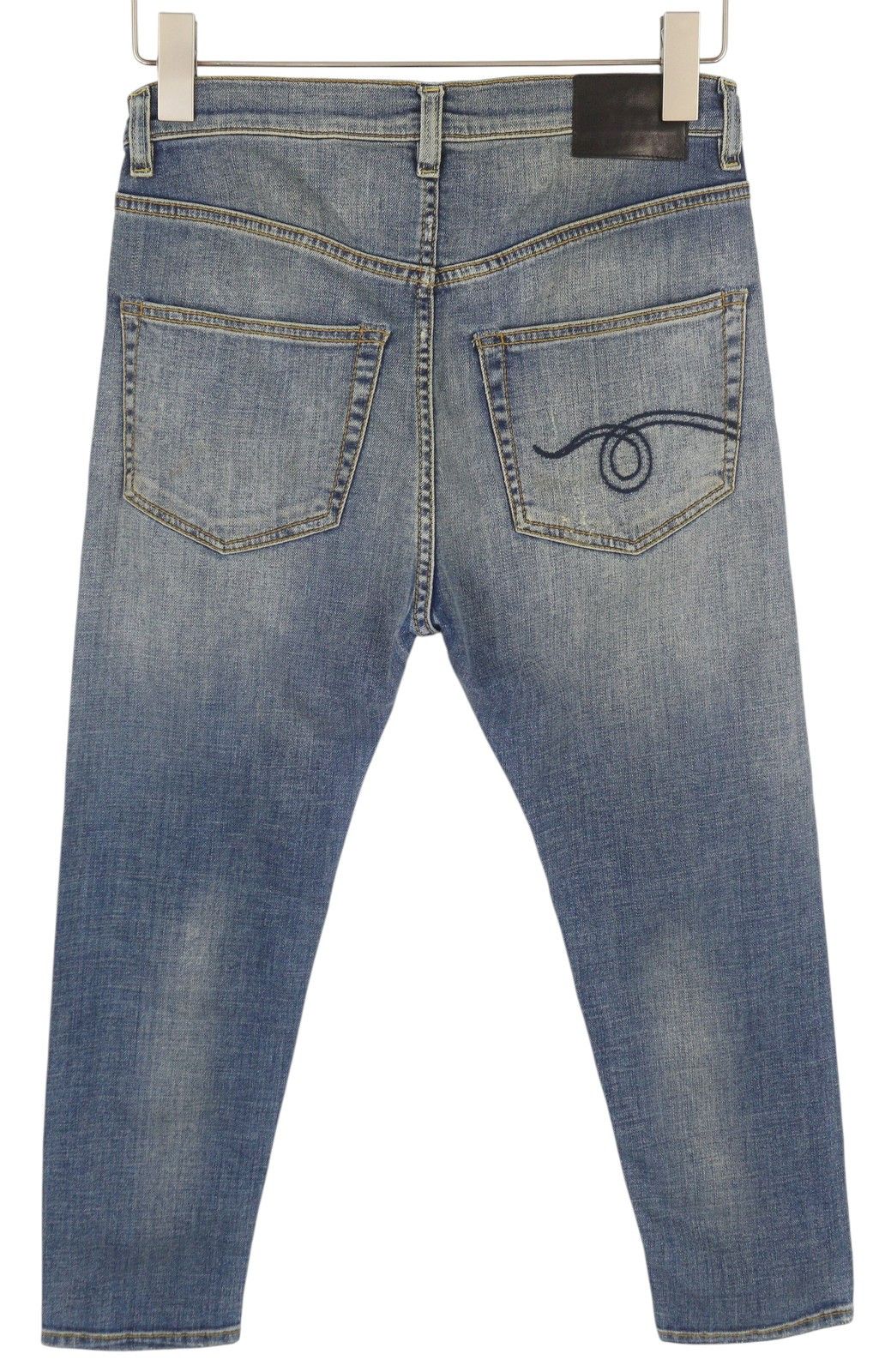 R13 THE DROP 25 Crosby Faded Dirty Look Cropped Crotch 86484 Size 25" / US 0 / IT 36 - 4 Thumbnail