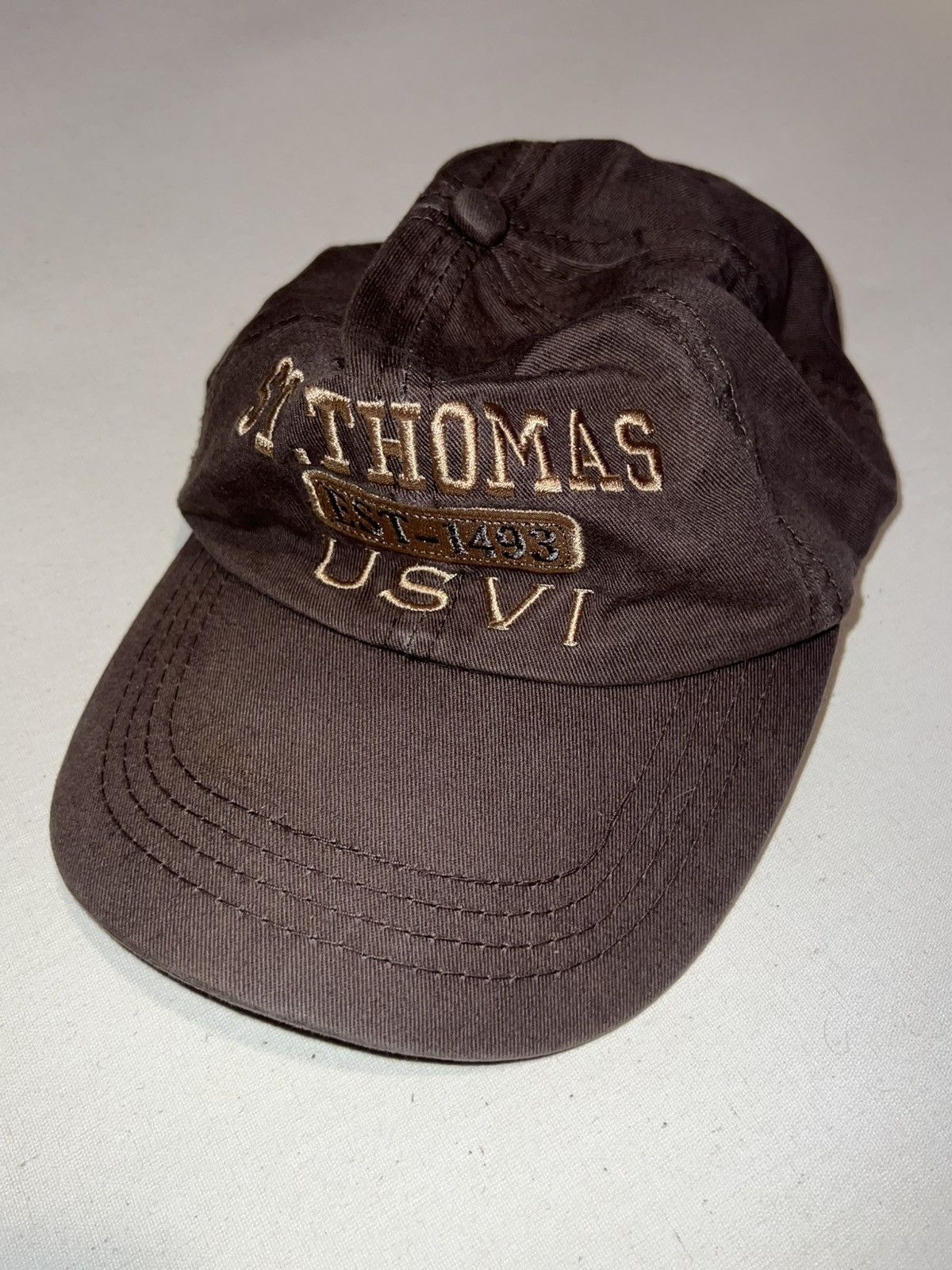 Vintage 90’s 2000’s Y2K VTG Vintage St. Thomas USVI Retro Brown Hat Size ONE SIZE - 1 Thumbnail