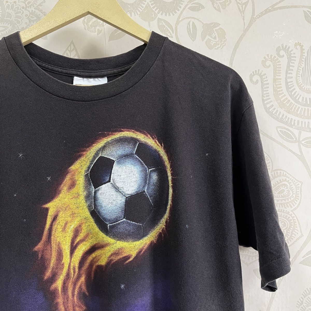 Reebok Vintage 1990s Reebok Soccer Field TShirt Size US M / EU 48-50 / 2 - 6 Thumbnail