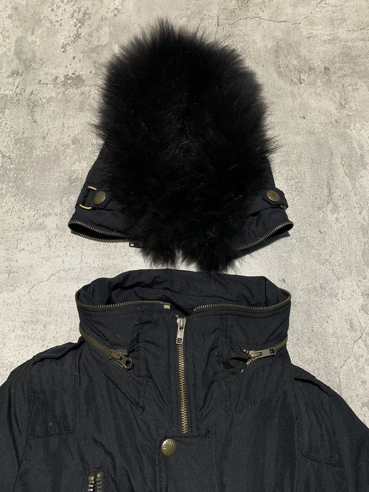 If Six Was Nine SLY JAPAN multi zipper convertible punk raccoon fur jacket Size US S / EU 44-46 / 1 - 6 Thumbnail
