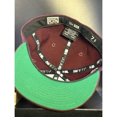 New Era Arizona Diamondbacks Hat Club Merlot 59FIFTY 7 5/8 Green UV Size ONE SIZE - 3 Thumbnail