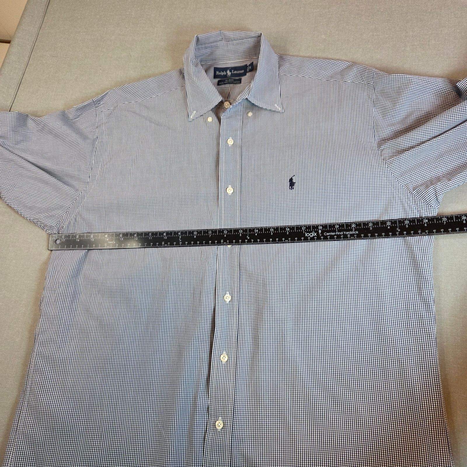 Ralph Lauren Ralph Lauren Blake Blue Check Button Down M Size US M / EU 48-50 / 2 - 7 Thumbnail