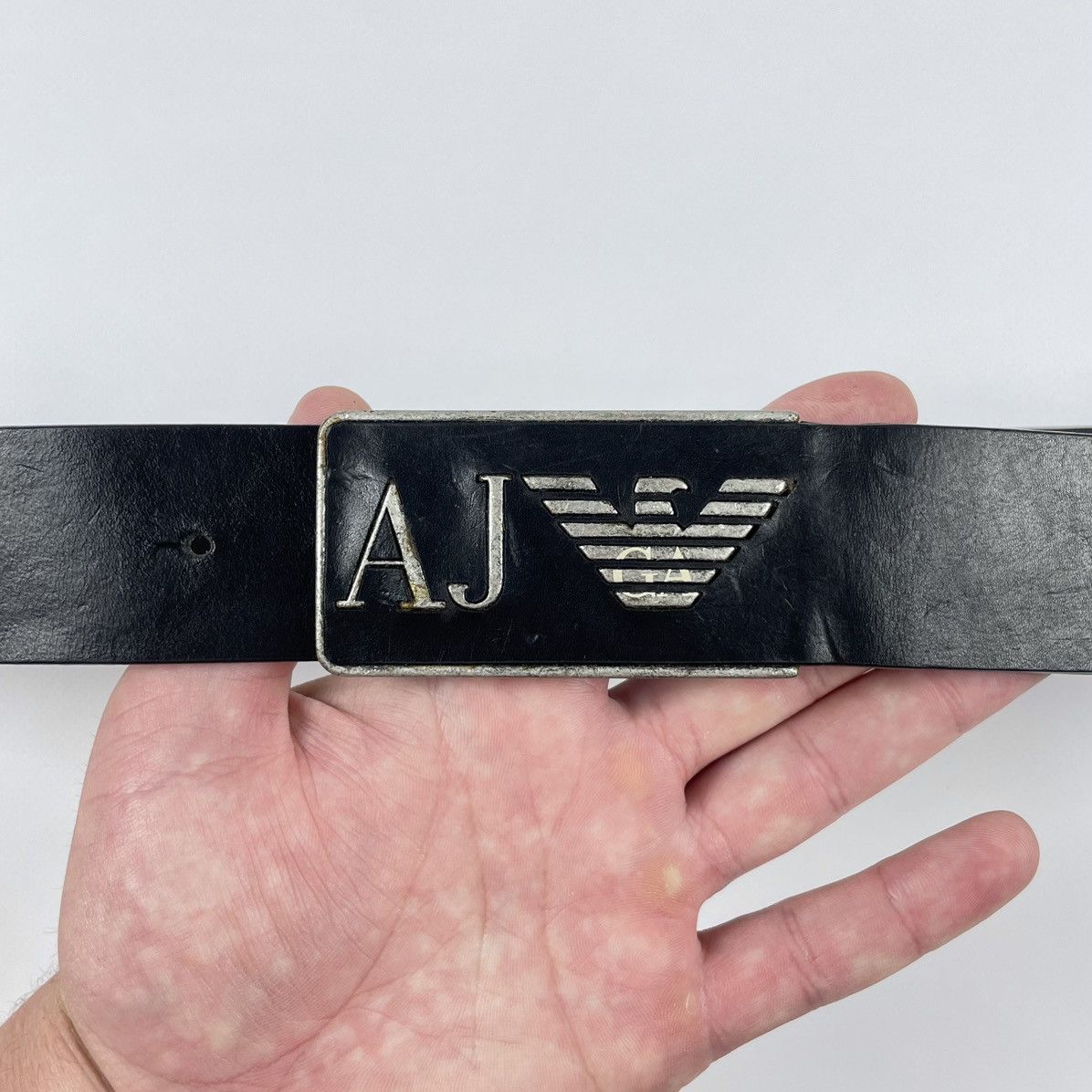 Armani Armani jeans Leather Belt Size ONE SIZE - 2 Thumbnail