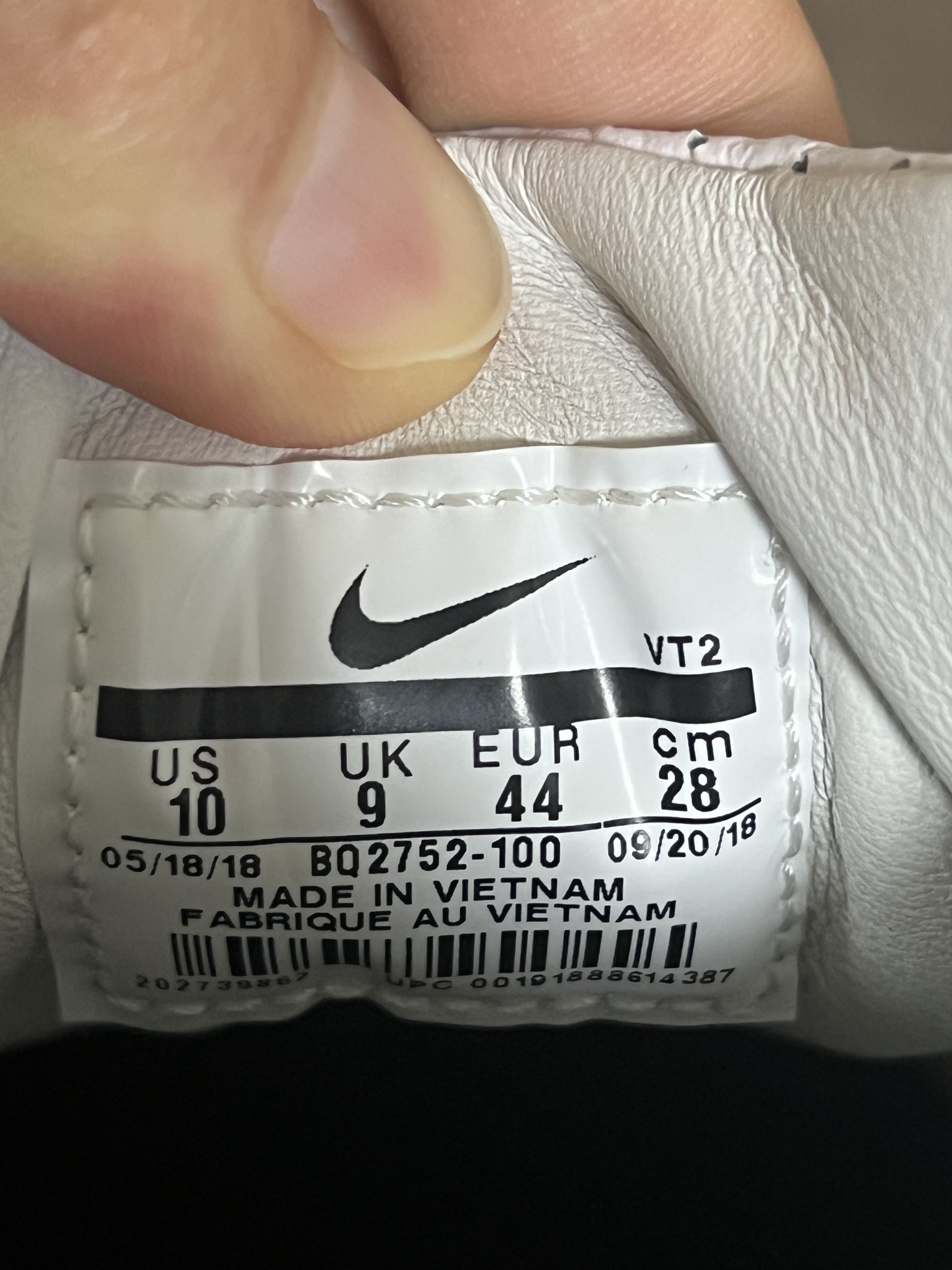 Fear of God × Nike 💚 2018 Fear of God x Nike Air Skylon II White/Bone-Sail Size US 10 / EU 43 - 12 Thumbnail