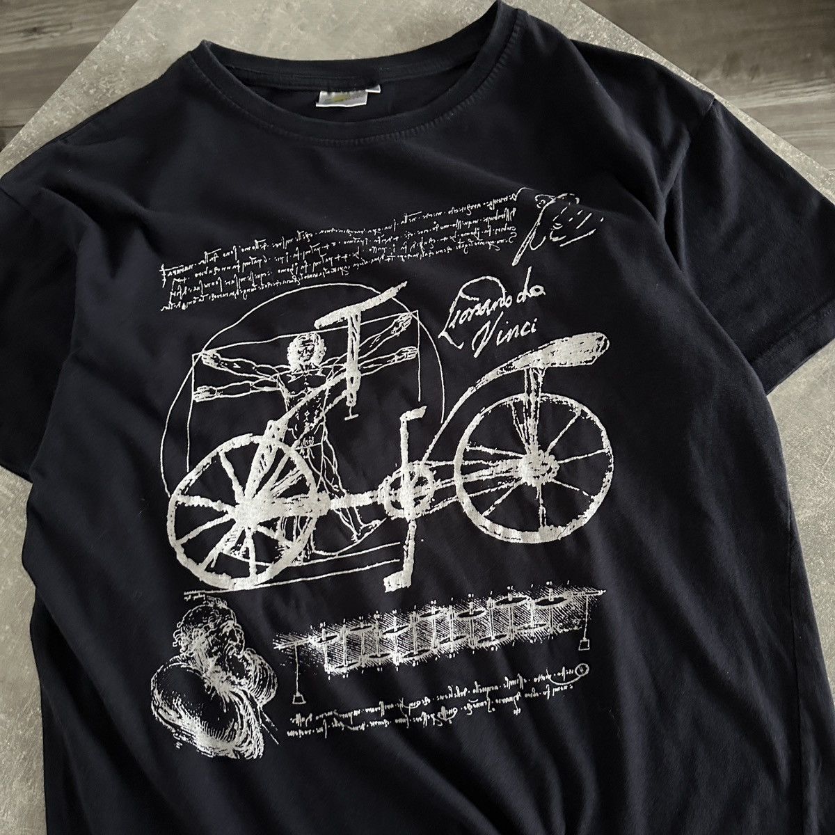 Vintage Vintage 90s Leonardo Da Vinci Inventor Italy rare y2k Art Size US M / EU 48-50 / 2 - 4 Thumbnail
